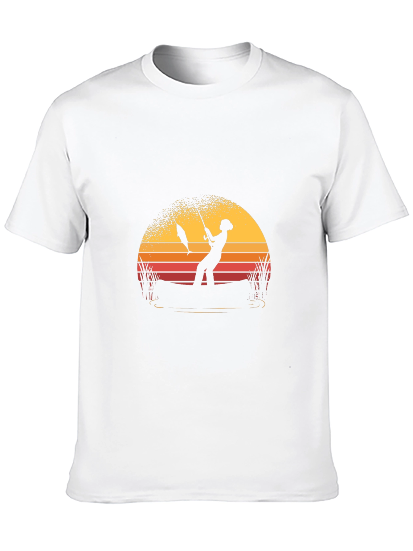 Fishing Silhouette Graphic Tee