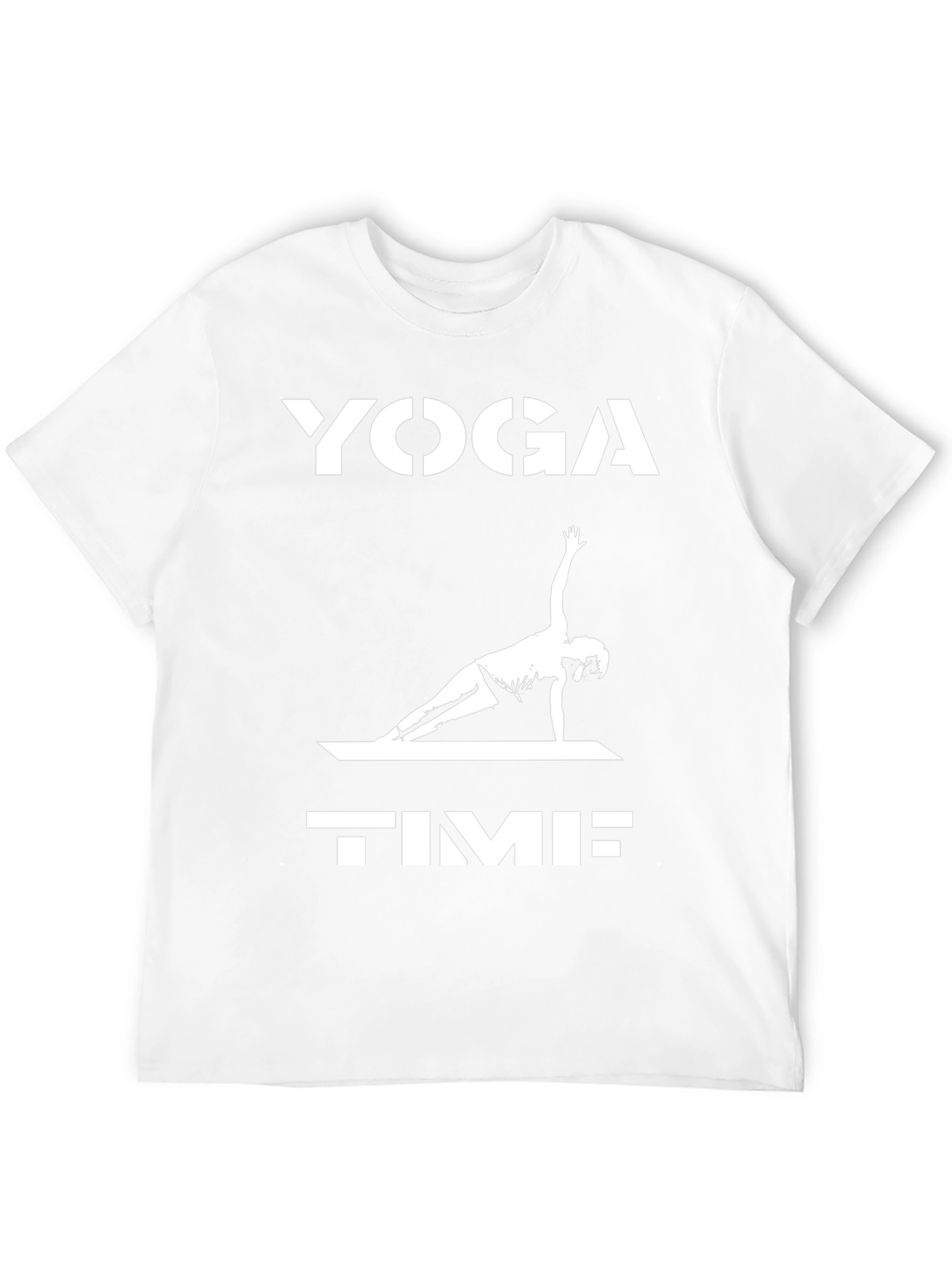 Yoga Time T-Shirt Black Cotton Tee
