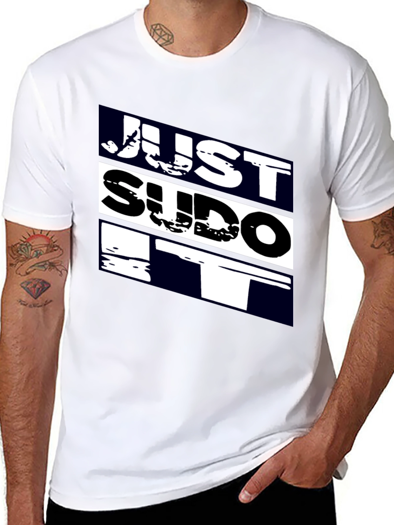 Just Sudo It - Black T-Shirt
