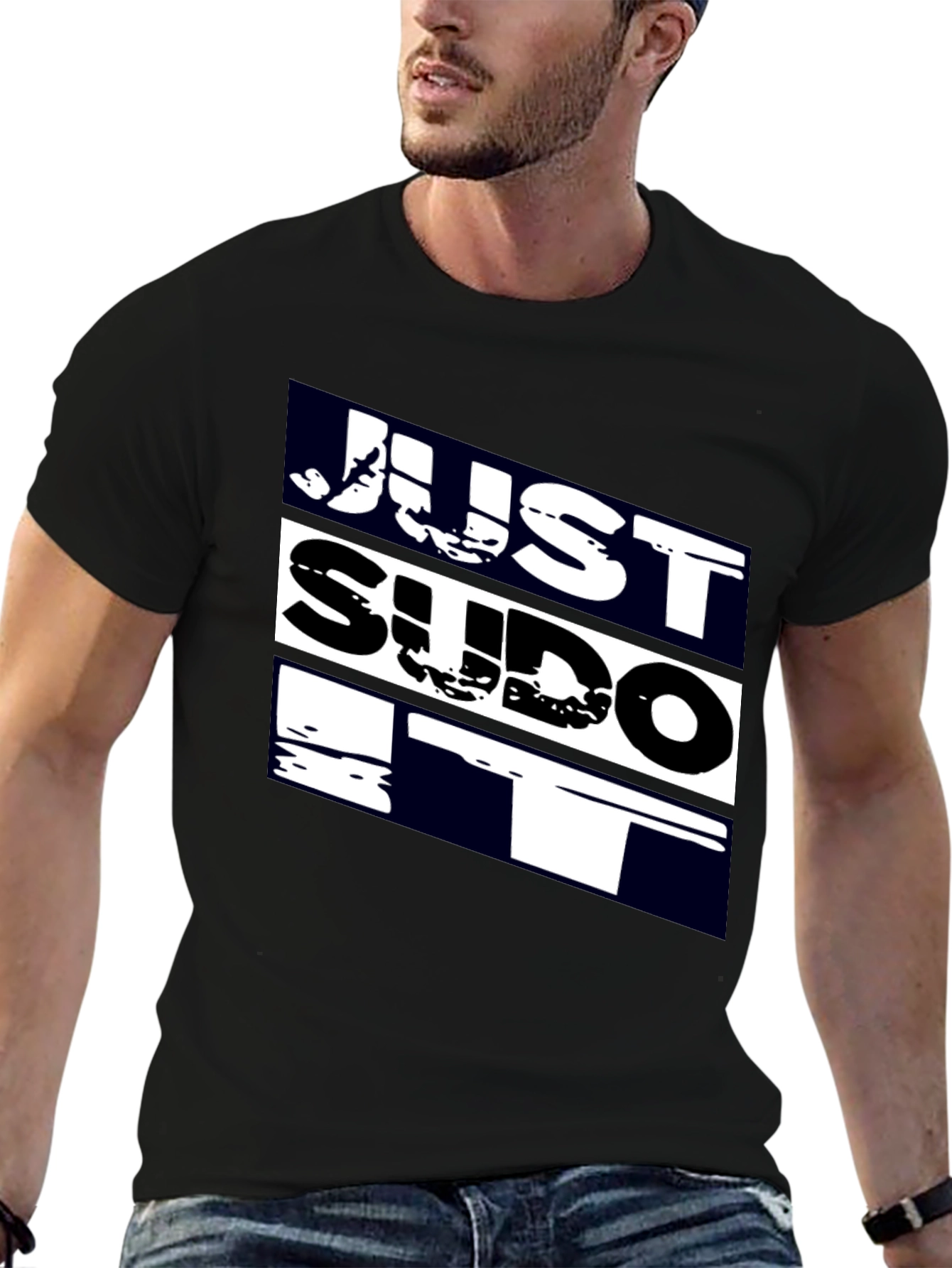 Just Sudo It - Black T-Shirt