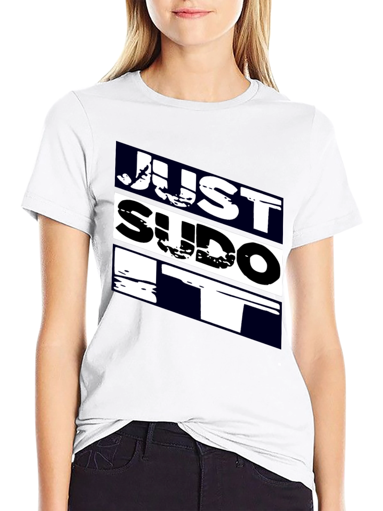 Just Sudo It - Black T-Shirt