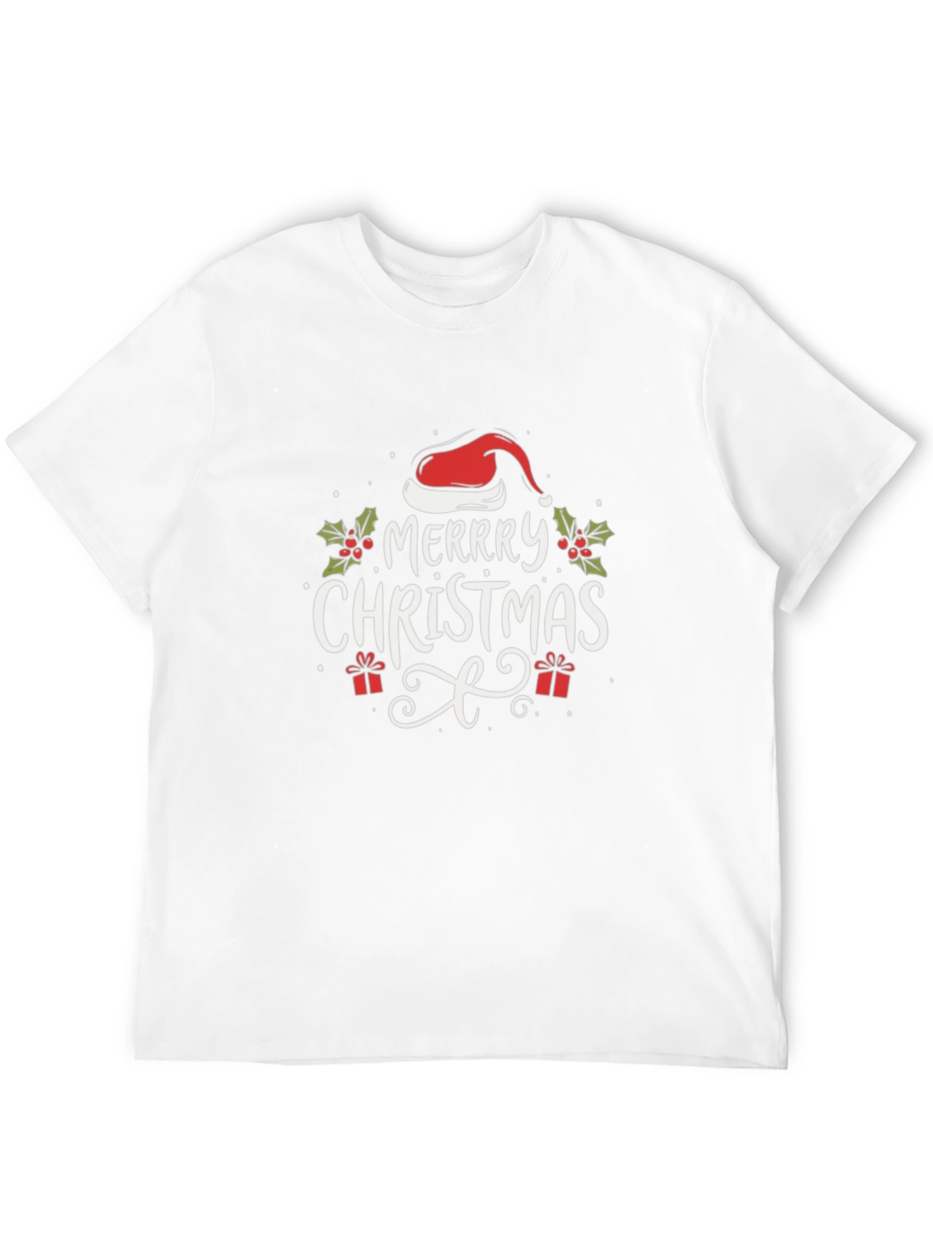 Festive Merry Christmas Graphic T-Shirt