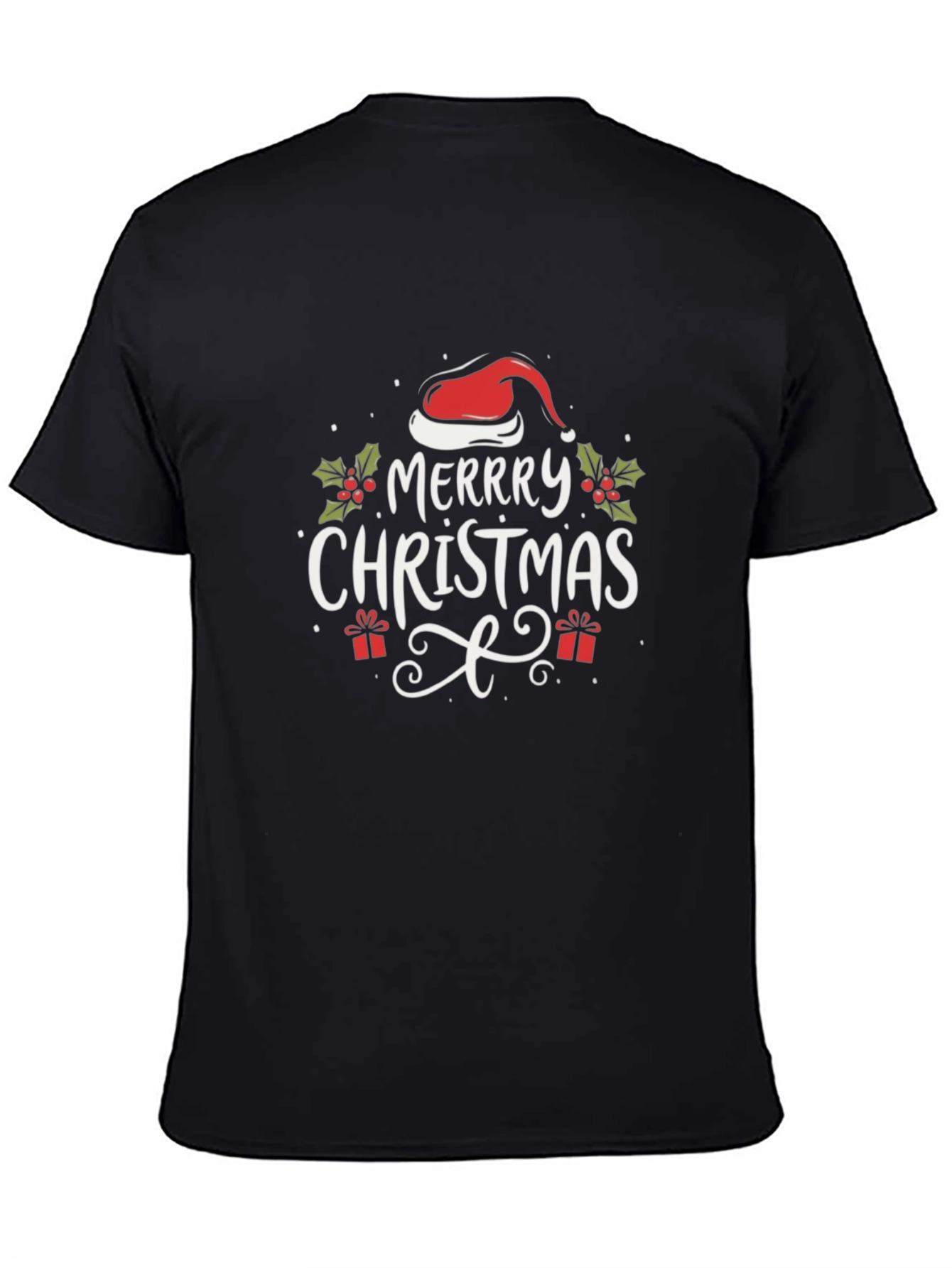 Festive Merry Christmas Graphic T-Shirt