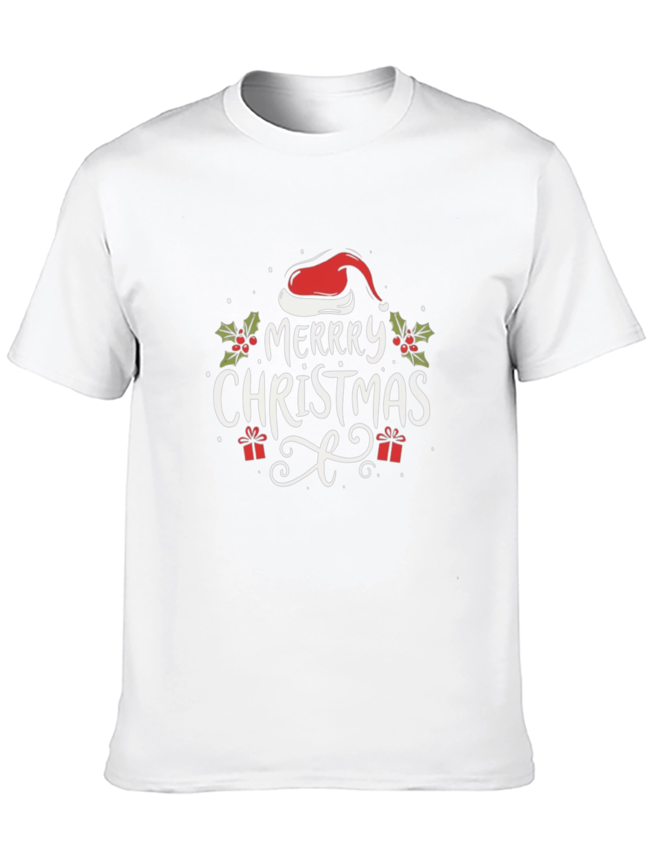 Festive Merry Christmas Graphic T-Shirt