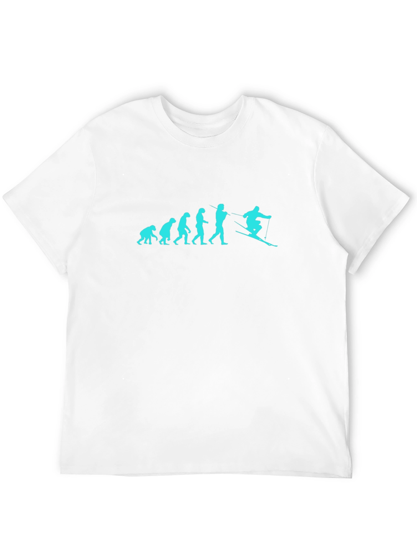 Evolution of Skiing T-Shirt - Black