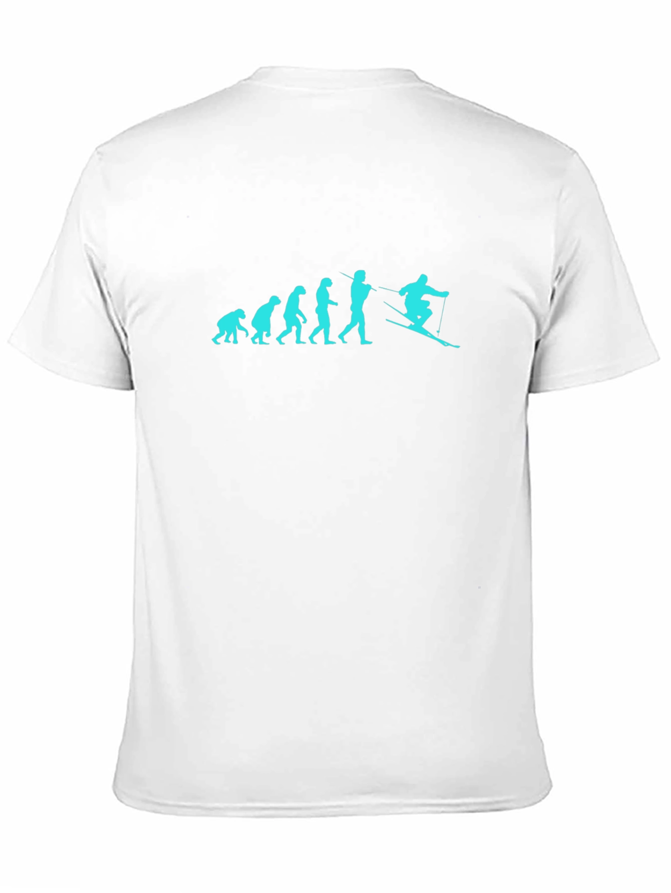 Evolution of Skiing T-Shirt - Black