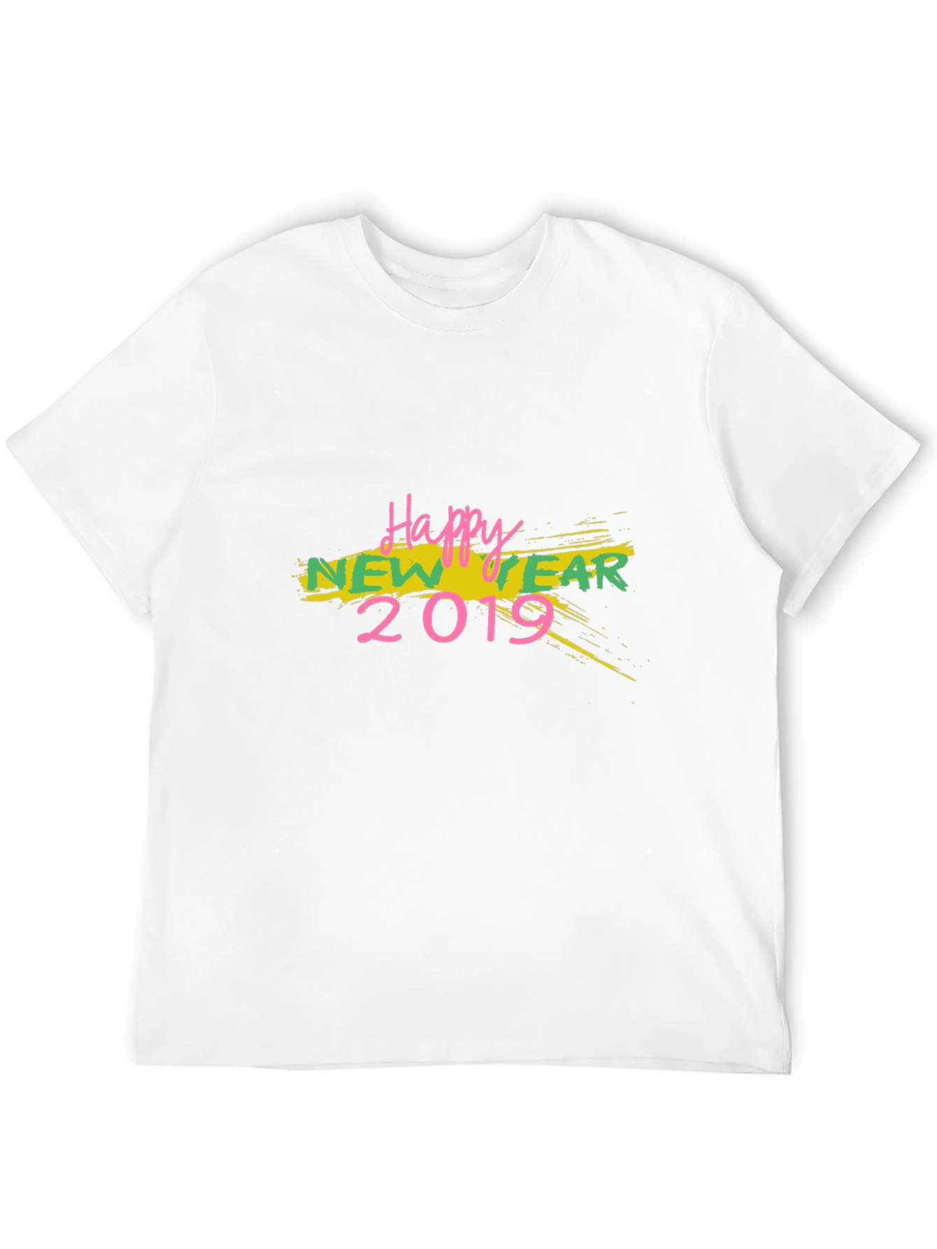 Happy New Year 2019 Black T-Shirt