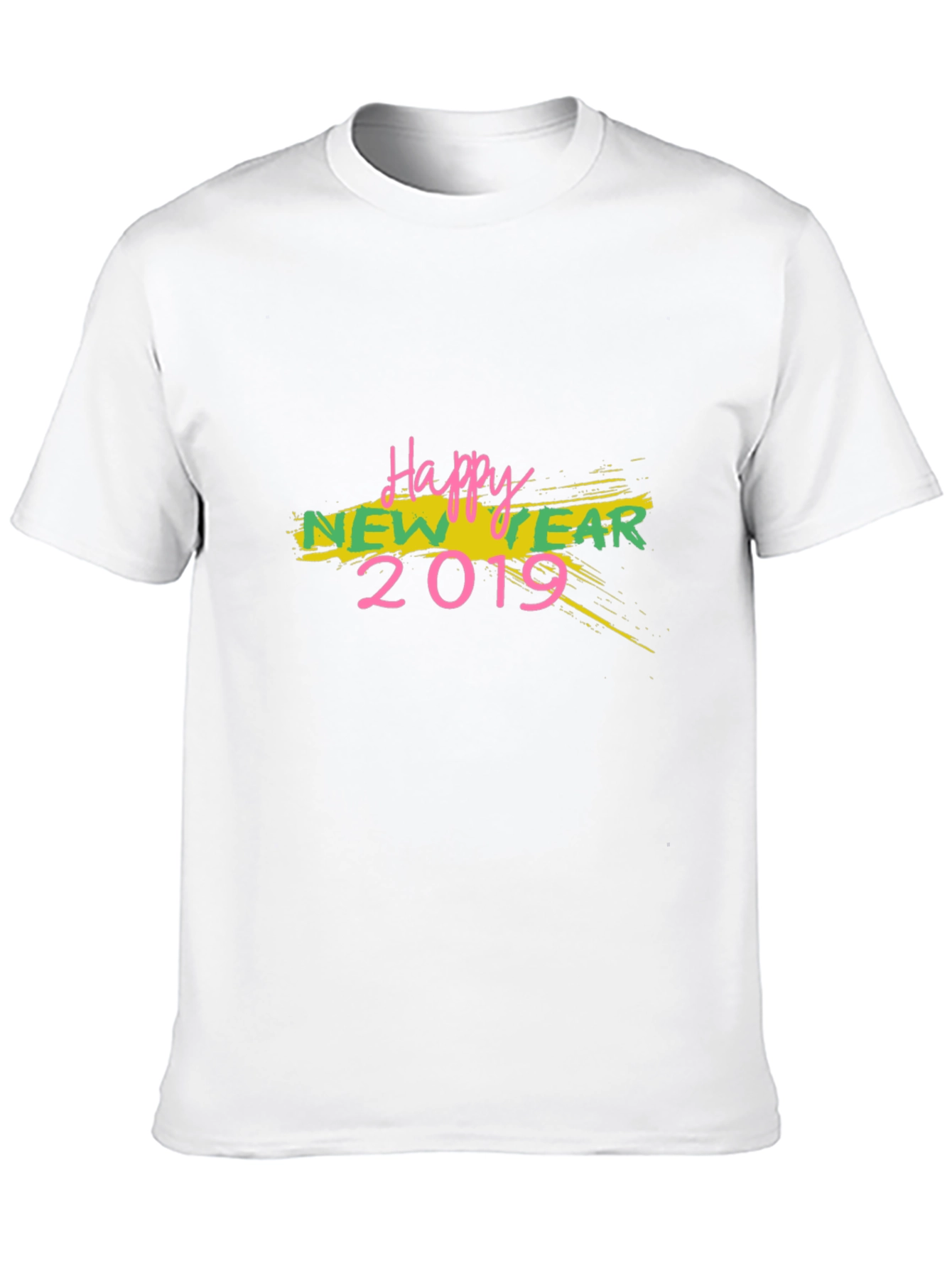 Happy New Year 2019 Black T-Shirt