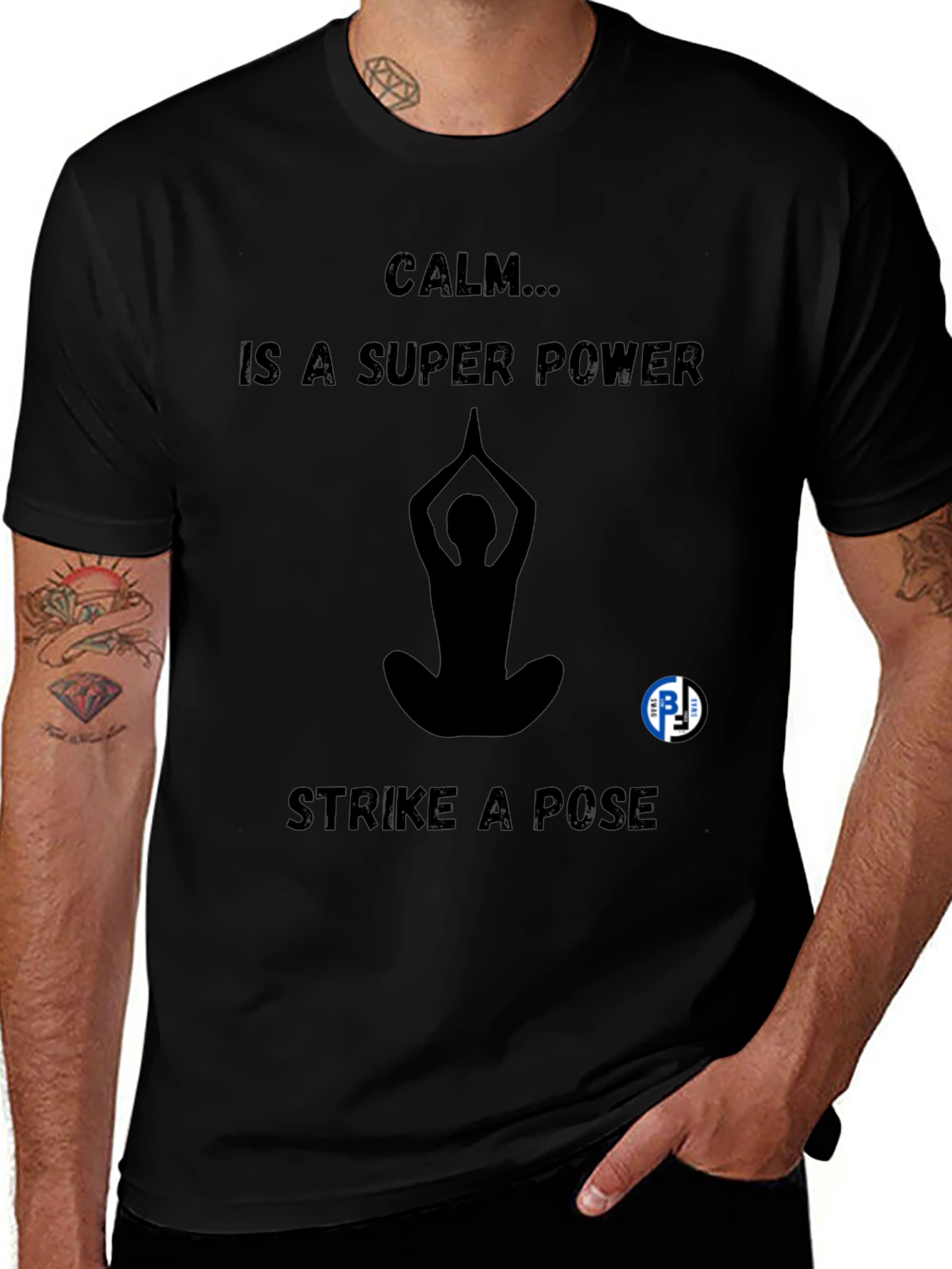 Calm Superpower T-Shirt - Yoga Meditation Tee