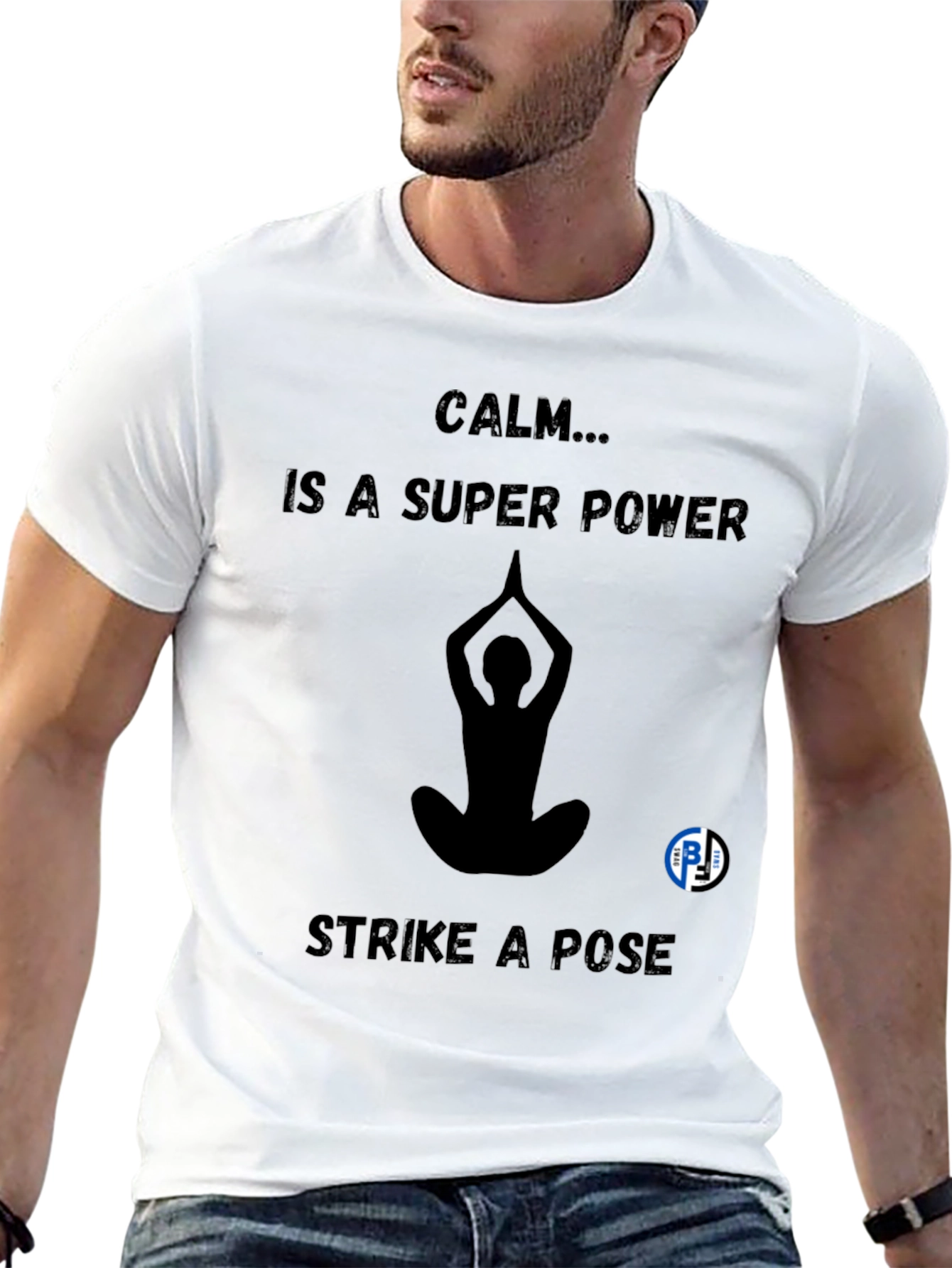 Calm Superpower T-Shirt - Yoga Meditation Tee