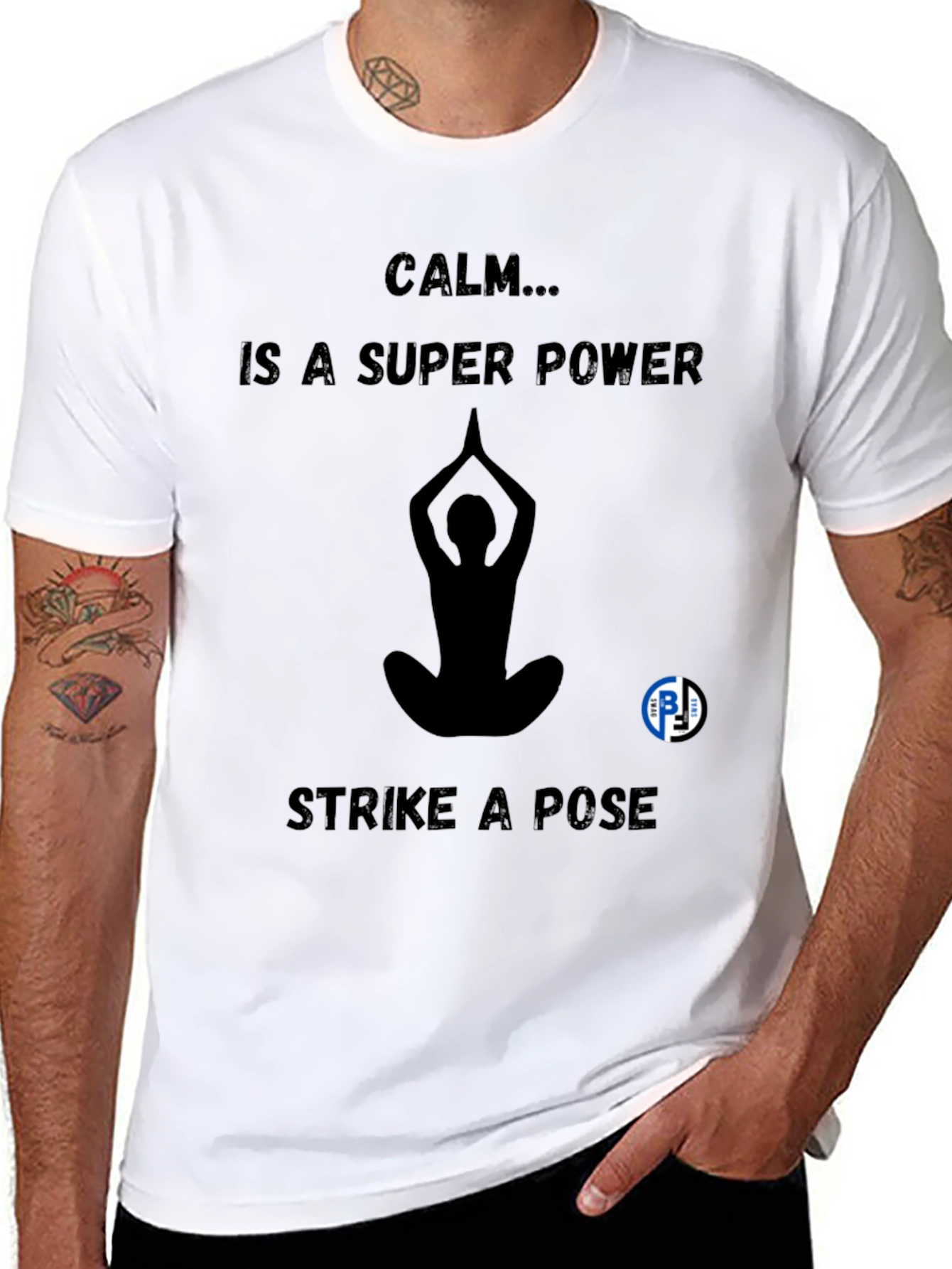 Calm Superpower T-Shirt - Yoga Meditation Tee
