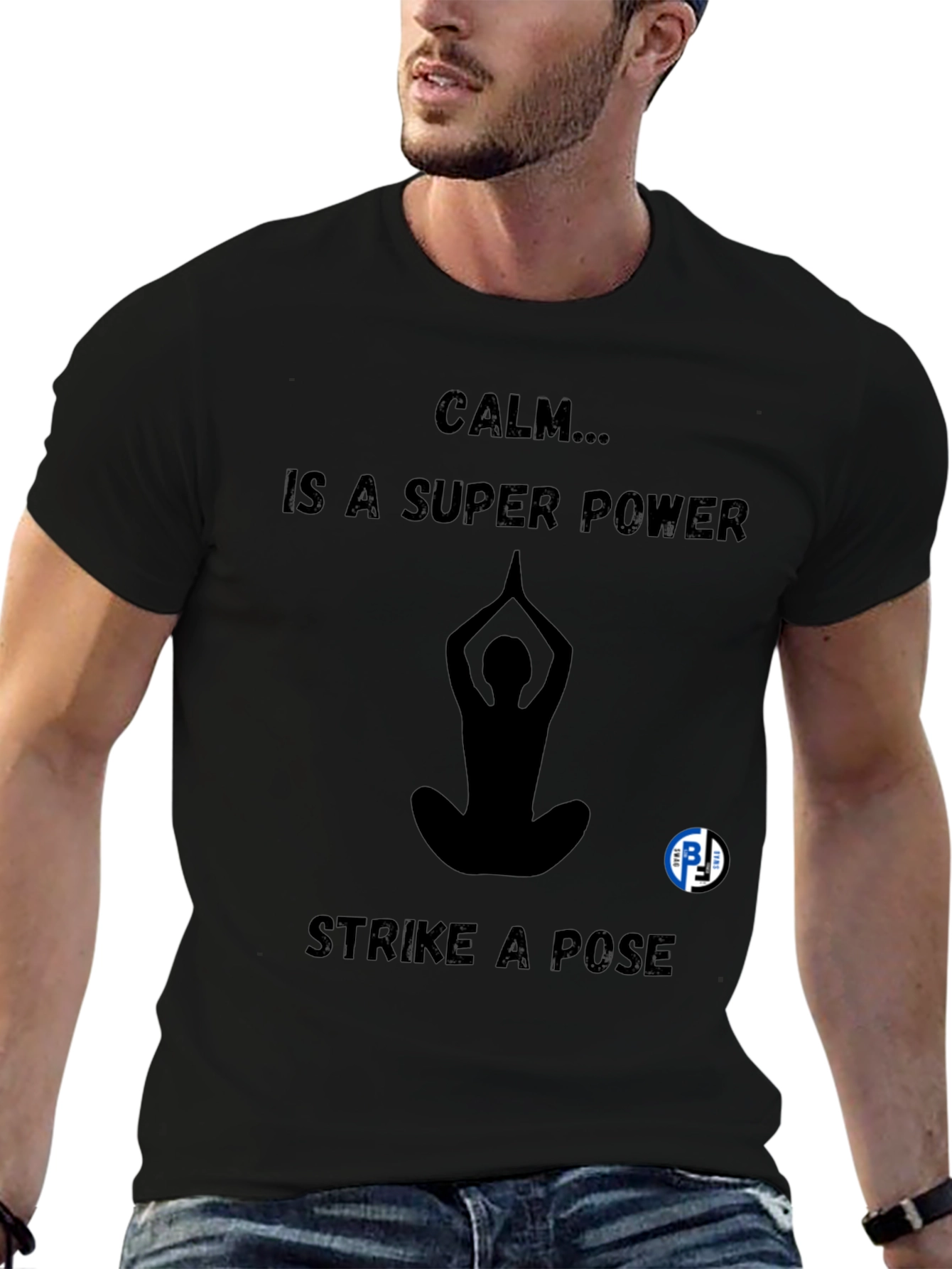 Calm Superpower T-Shirt - Yoga Meditation Tee