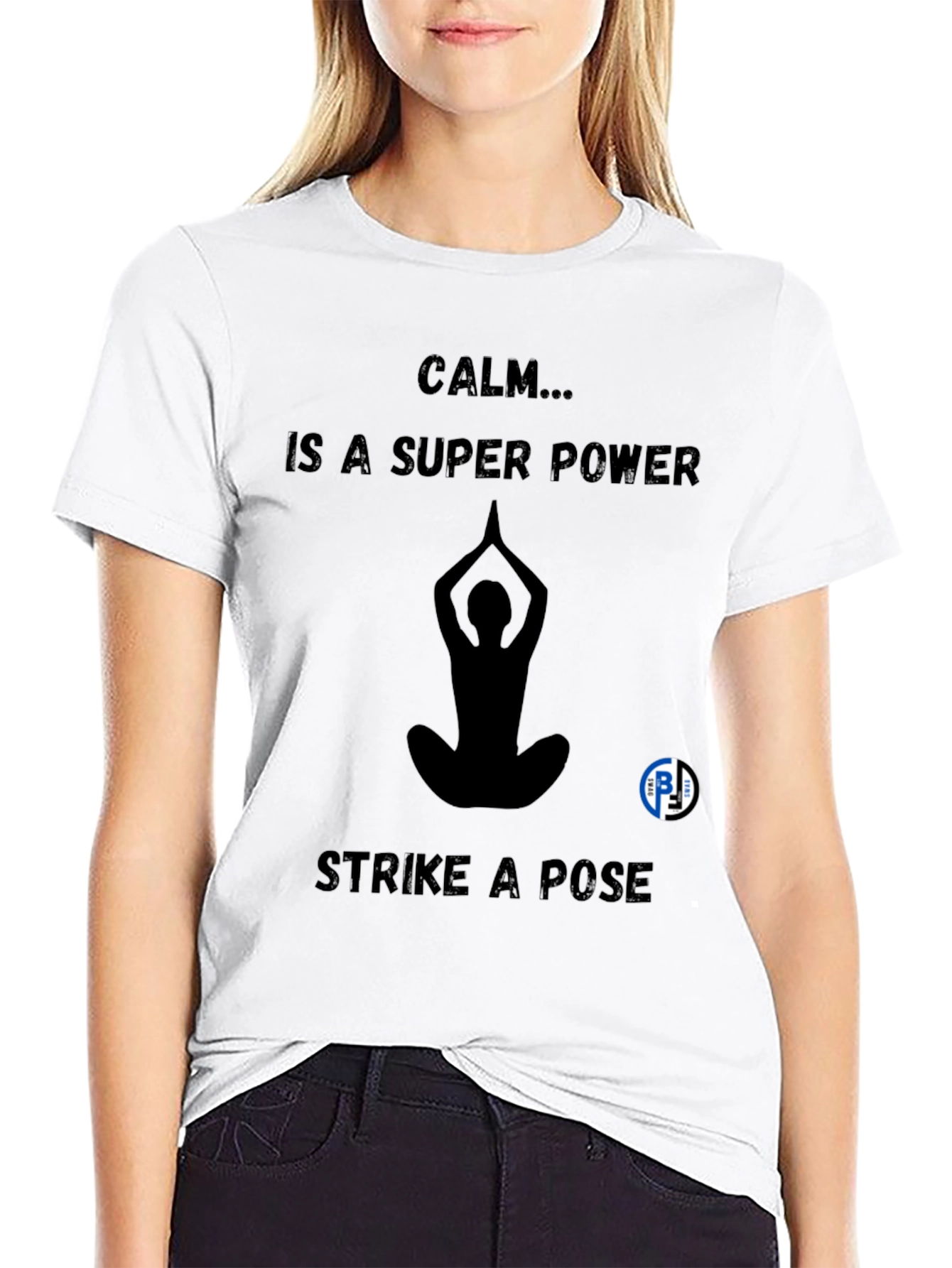 Calm Superpower T-Shirt - Yoga Meditation Tee