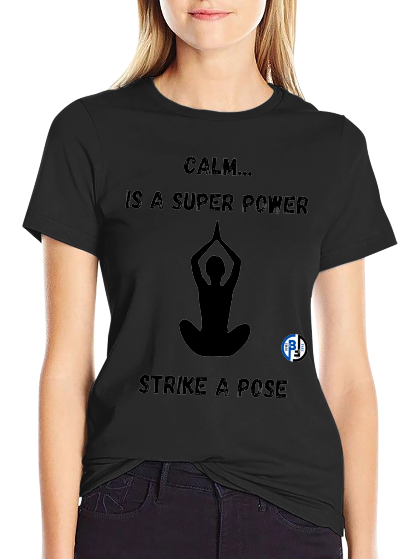 Calm Superpower T-Shirt - Yoga Meditation Tee
