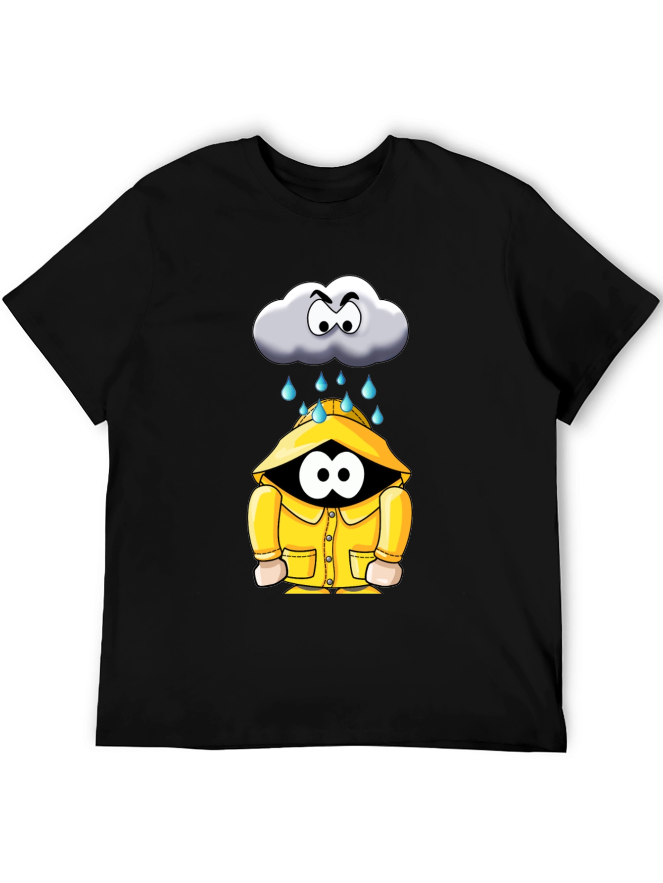 Rain Cloud Cartoon Graphic Tee