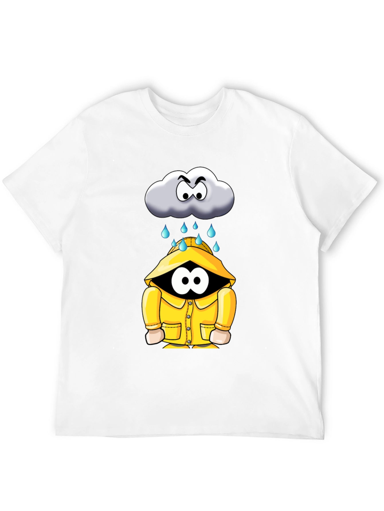 Rain Cloud Cartoon Graphic Tee