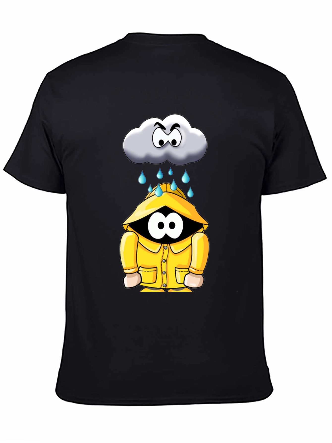 Rain Cloud Cartoon Graphic Tee