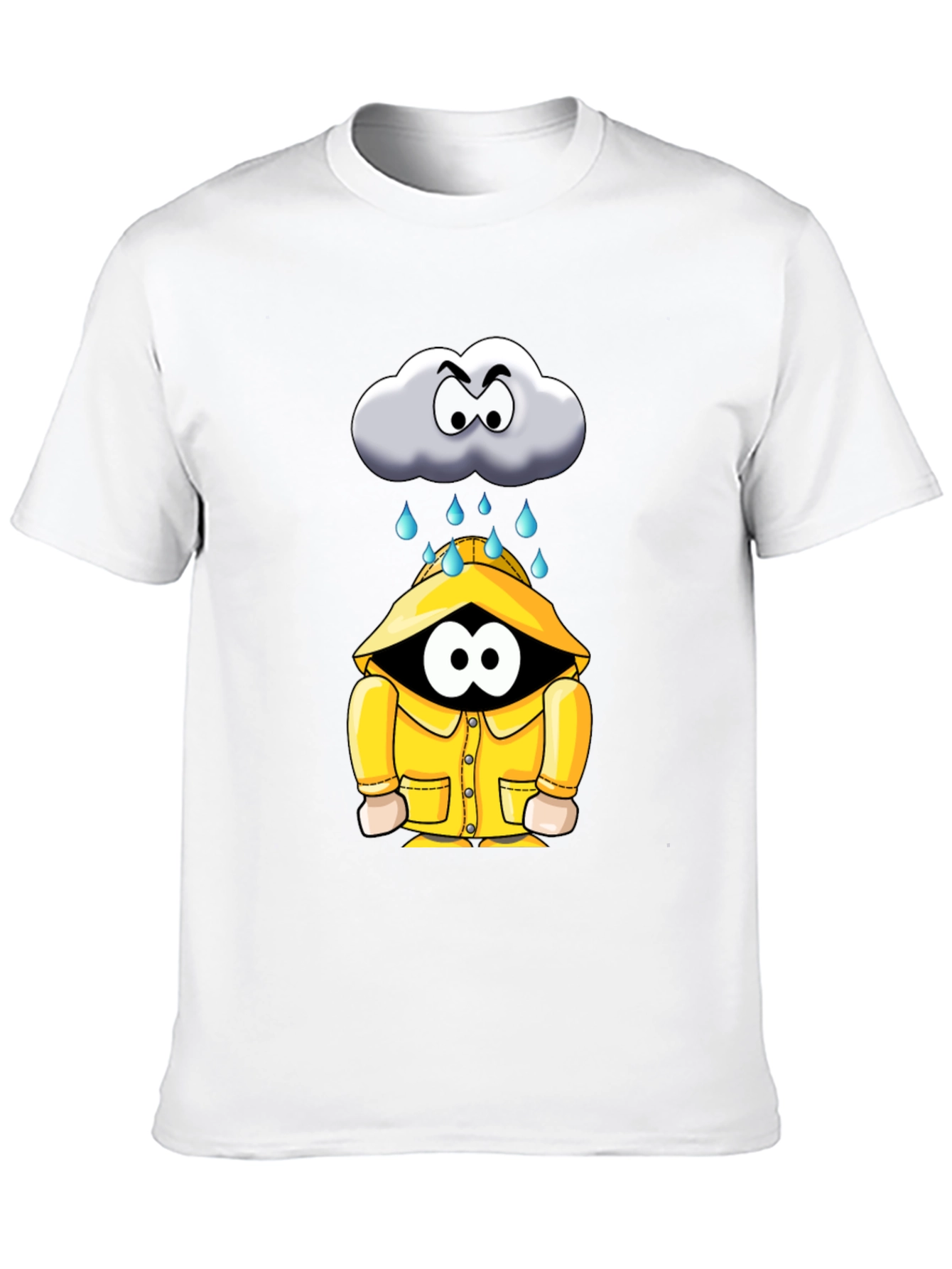 Rain Cloud Cartoon Graphic Tee