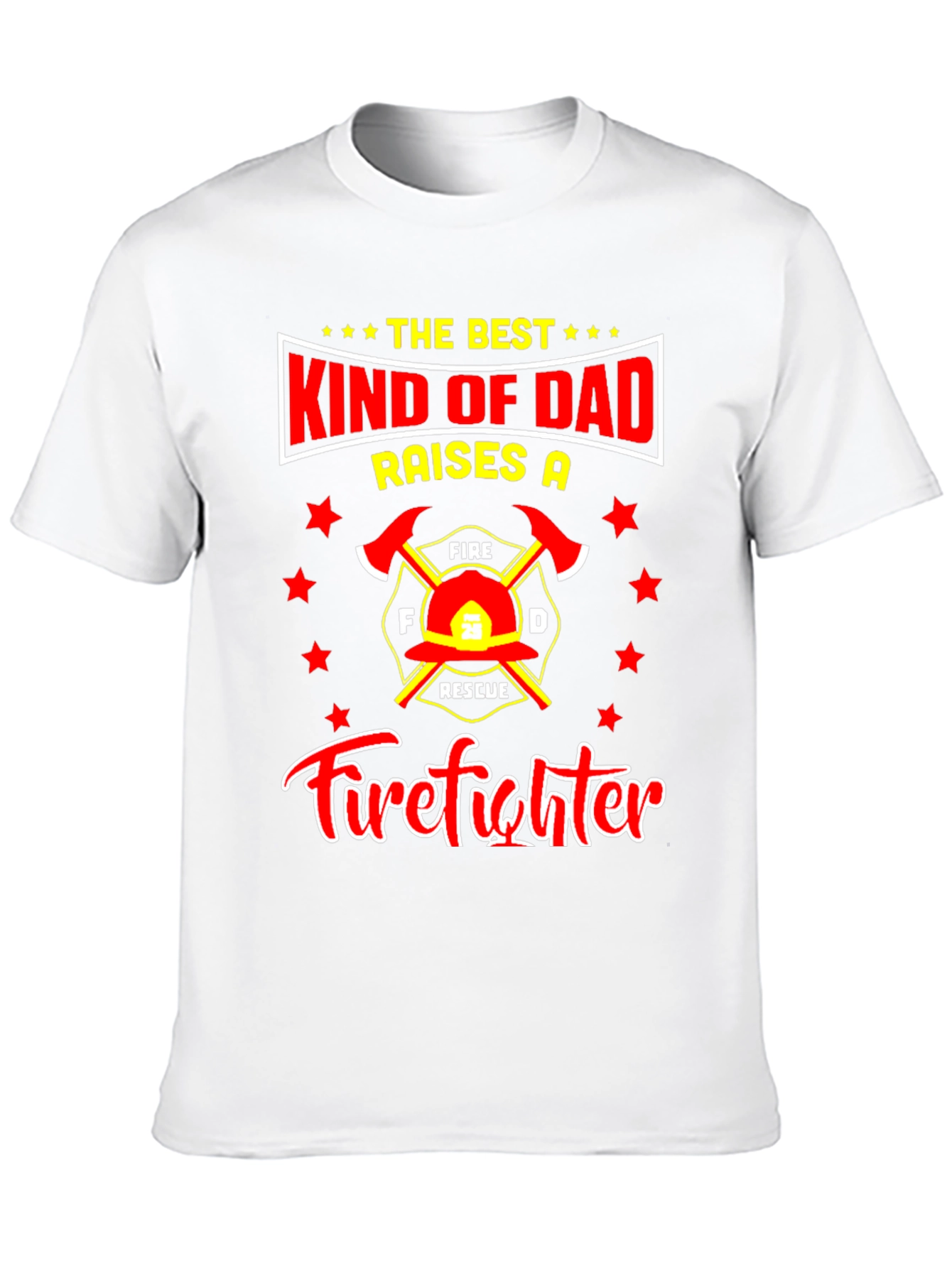 Firefighter Dad T-Shirt: Best Kind of Dad