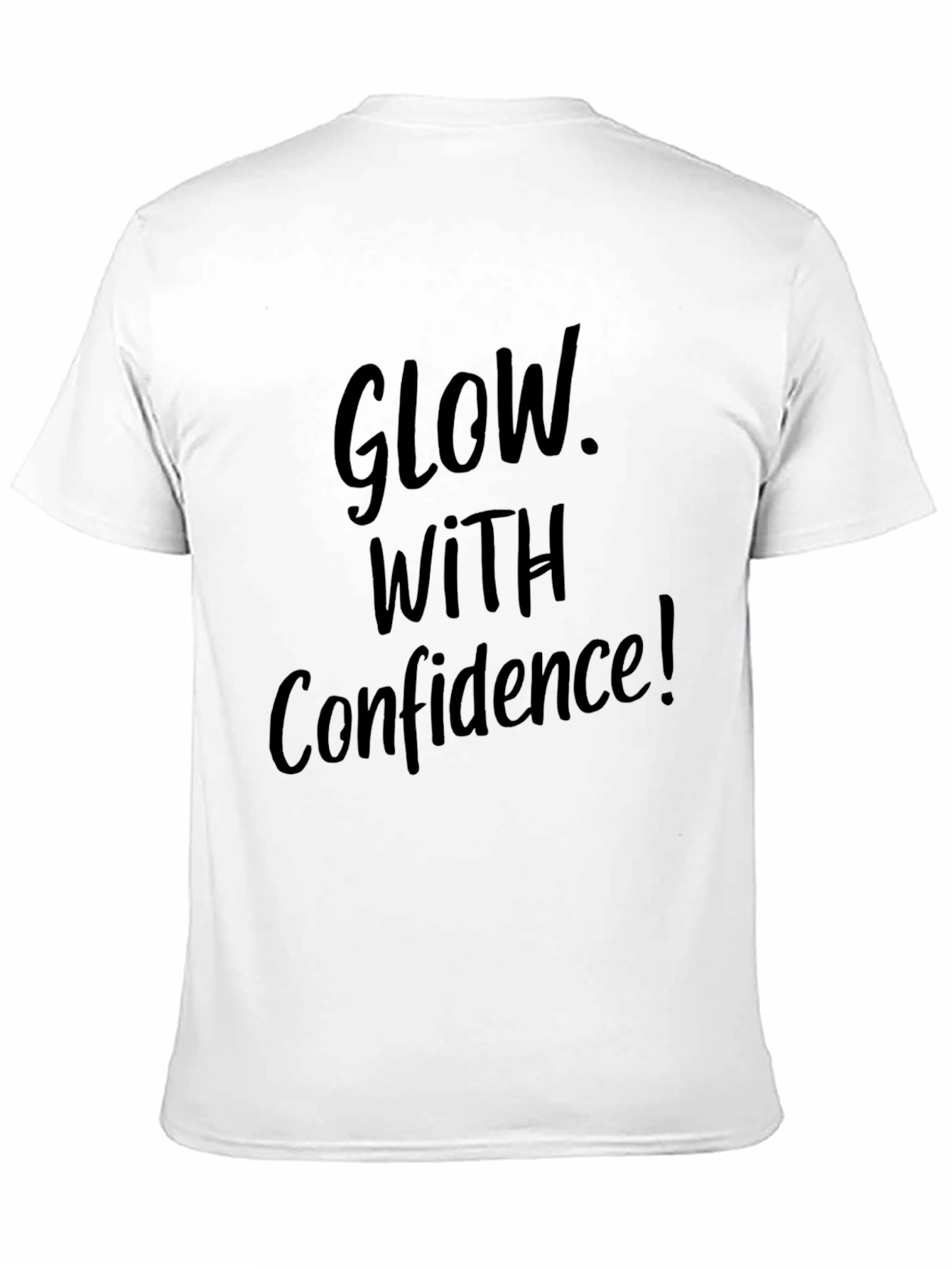 Glow With Confidence Black T-Shirt