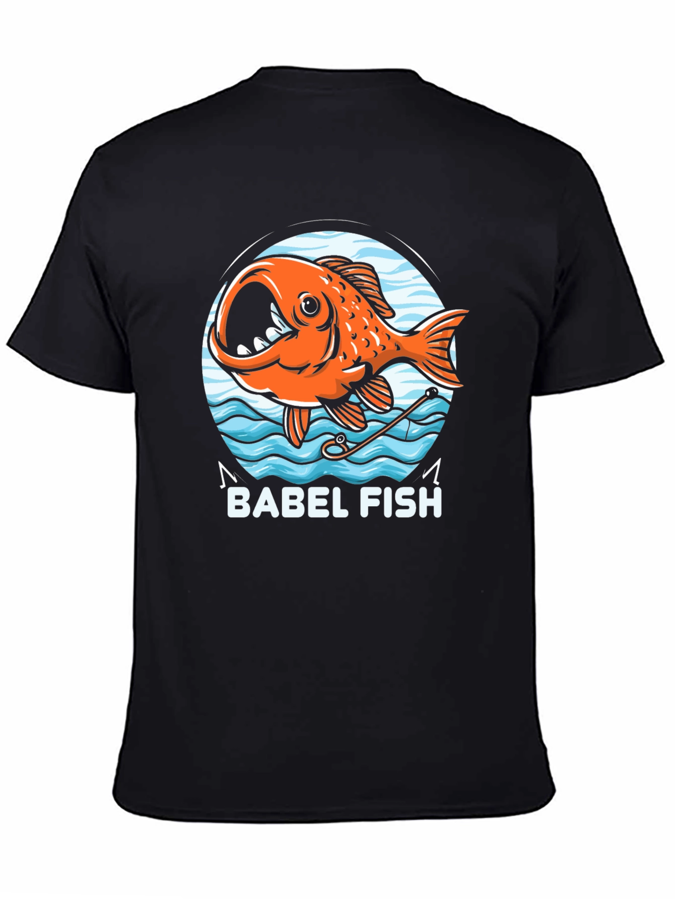 Babel Fish Graphic T-Shirt - Sci-Fi Humor Tee