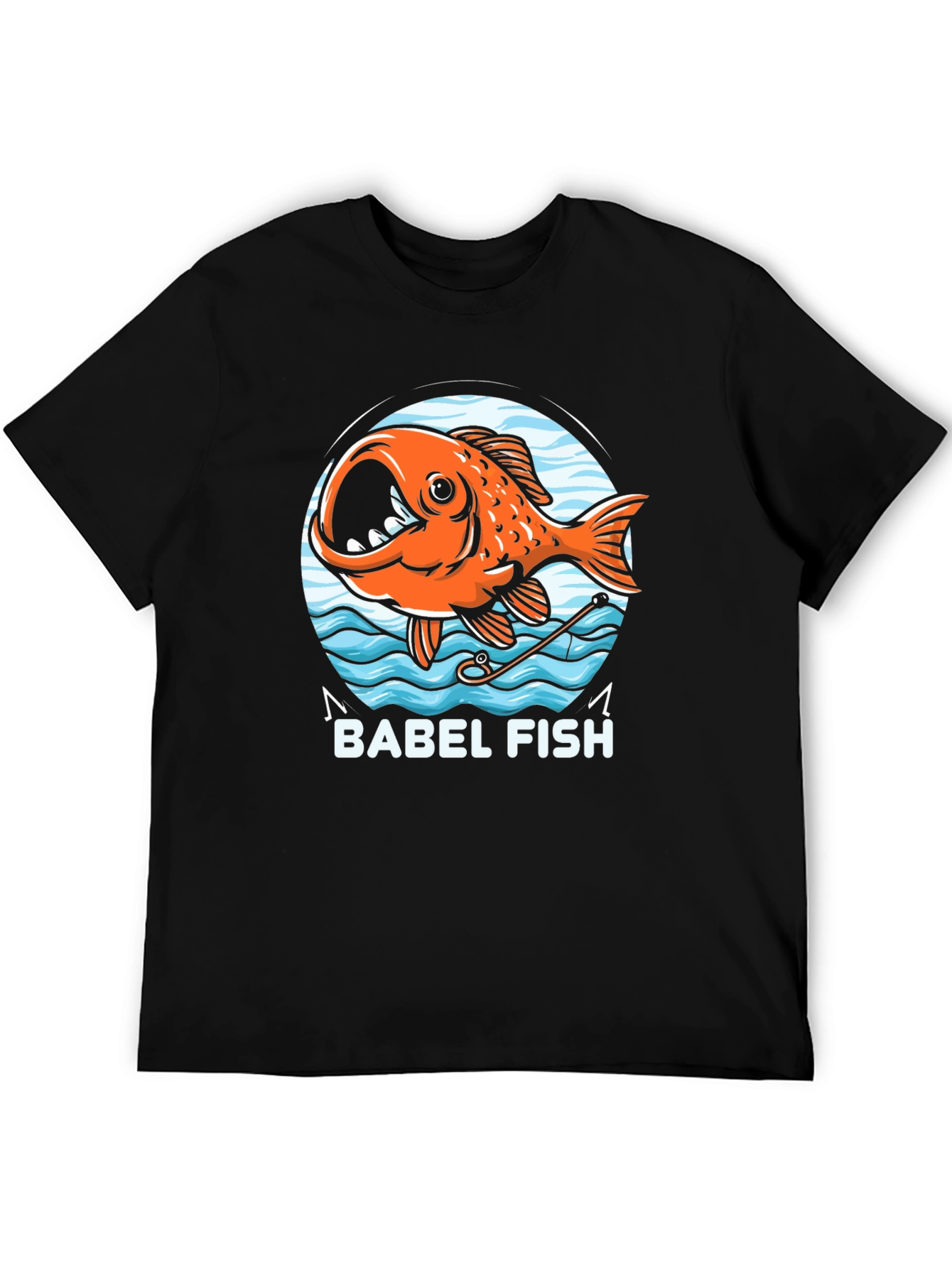 Babel Fish Graphic T-Shirt - Sci-Fi Humor Tee