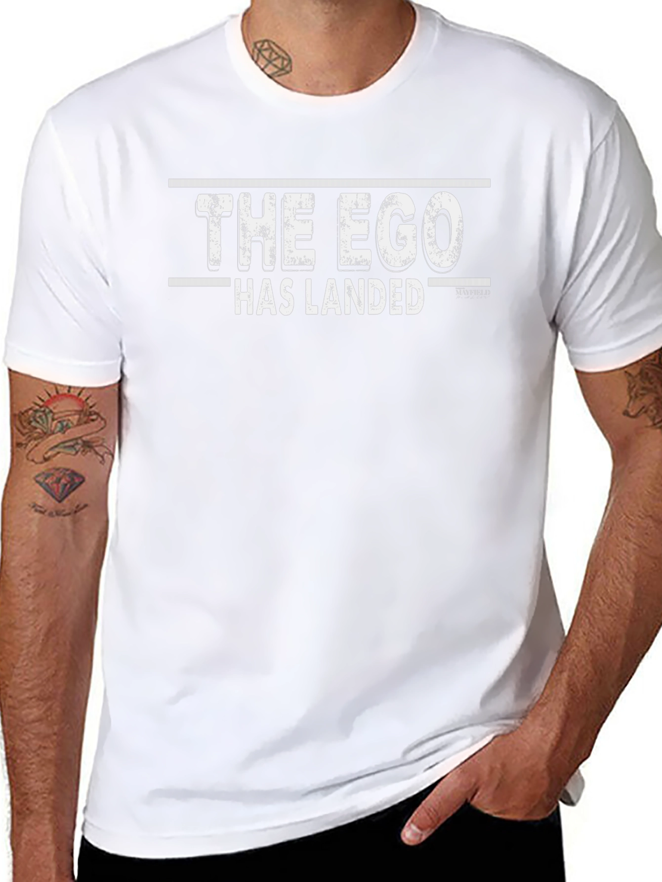 The Ego Has Landed - Mens Graphic T-Shirt