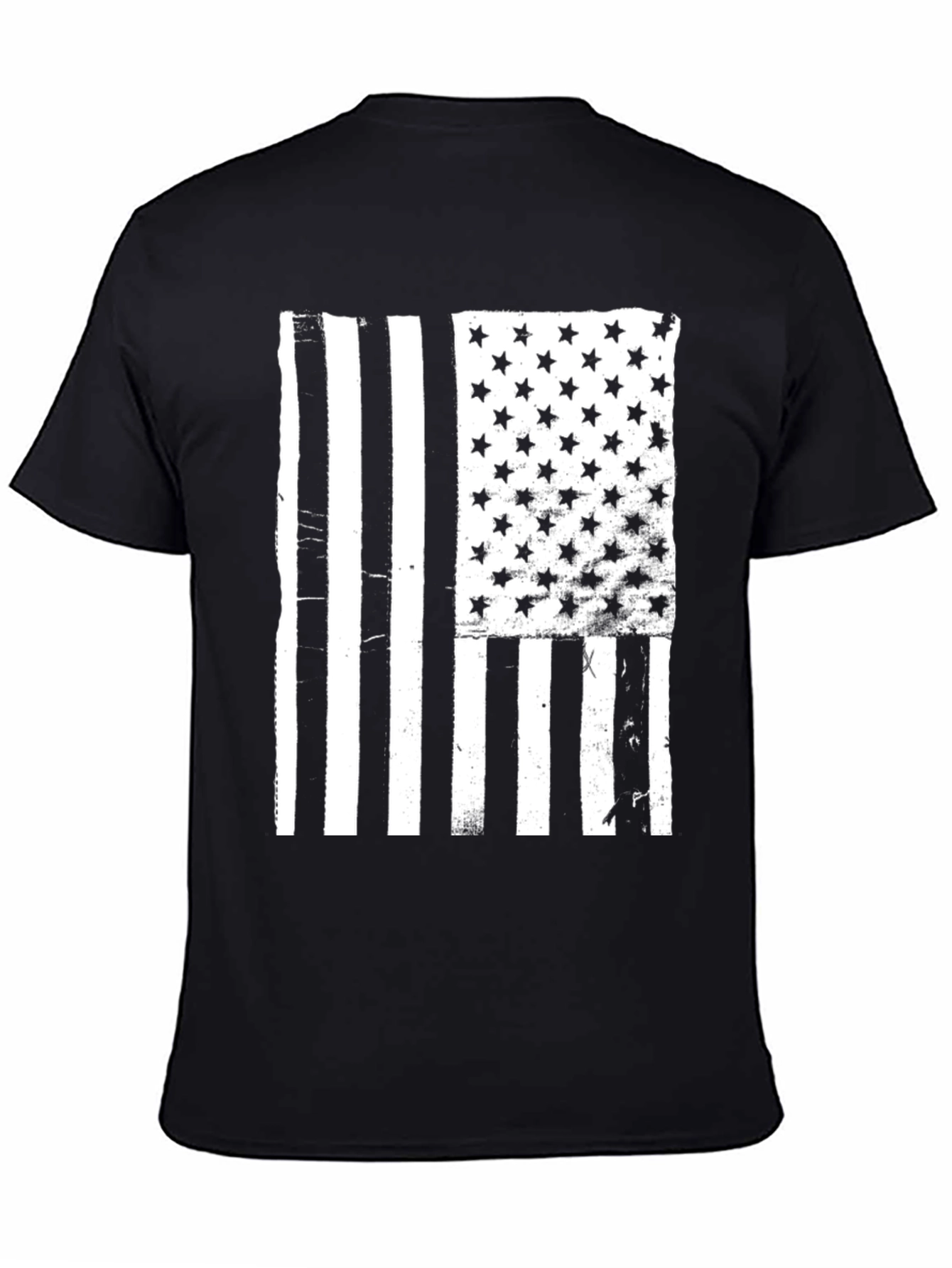 Distressed American Flag Graphic Tee