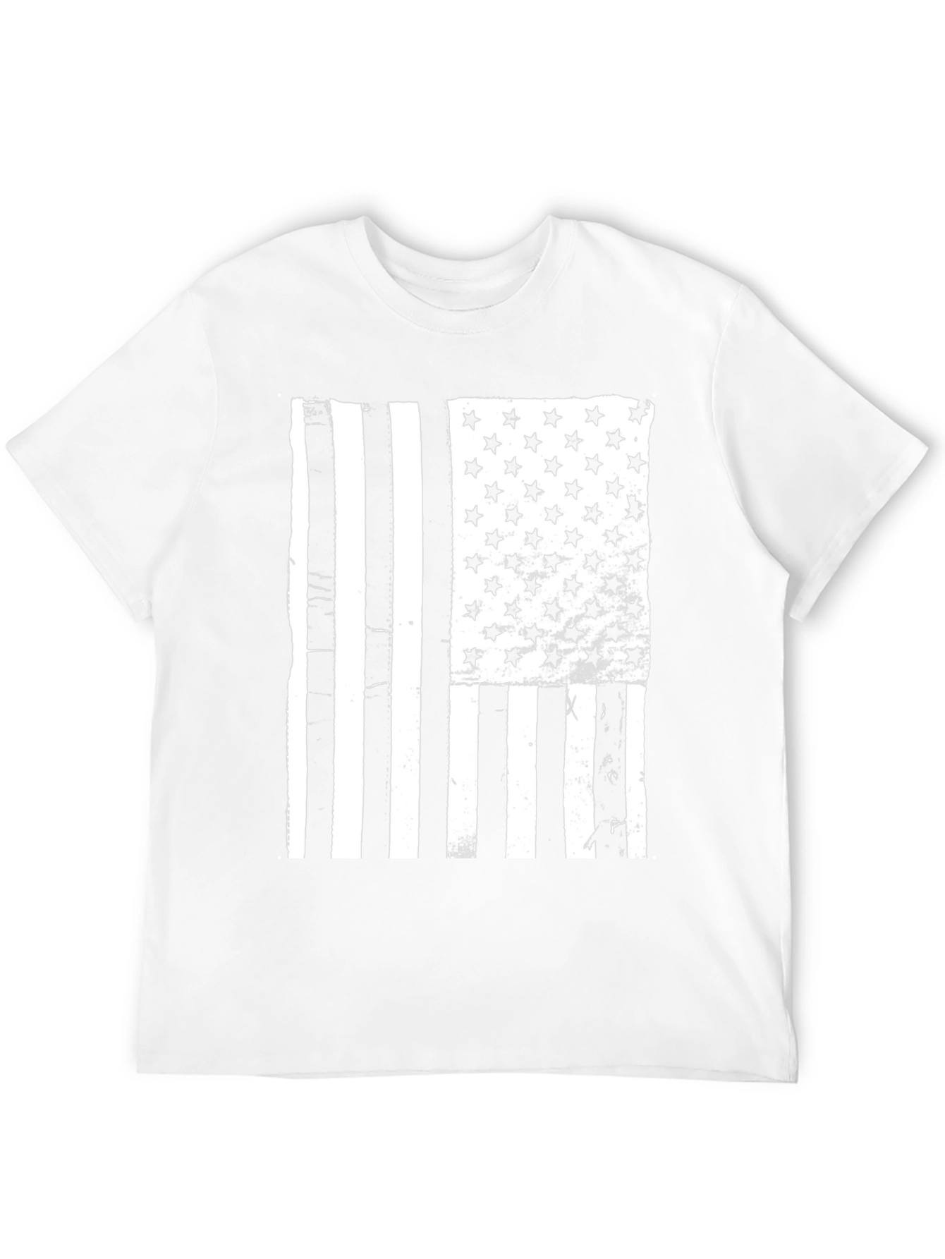 Distressed American Flag Graphic Tee