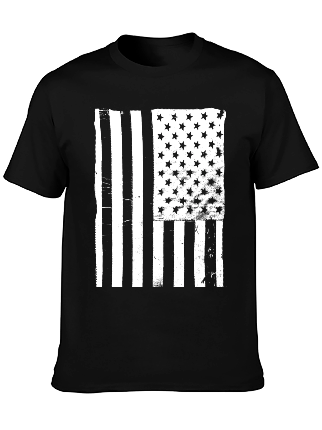 Distressed American Flag Graphic Tee