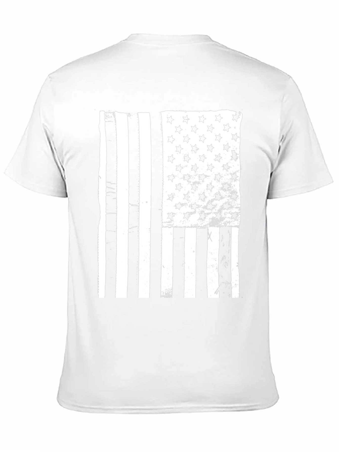 Distressed American Flag Graphic Tee