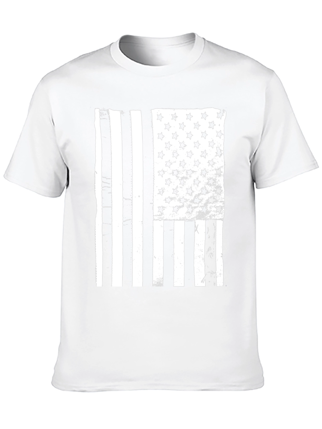 Distressed American Flag Graphic Tee