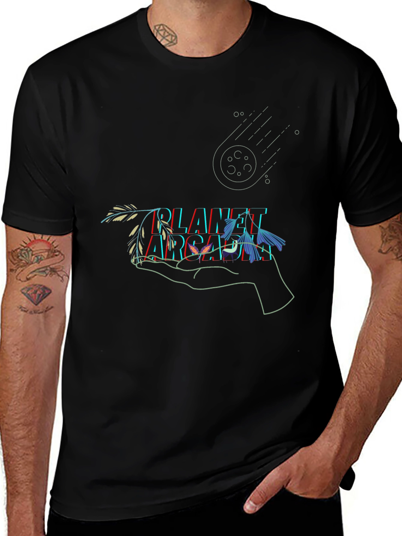 Planet Arcade Graphic Tee - Premium Comfort Fit