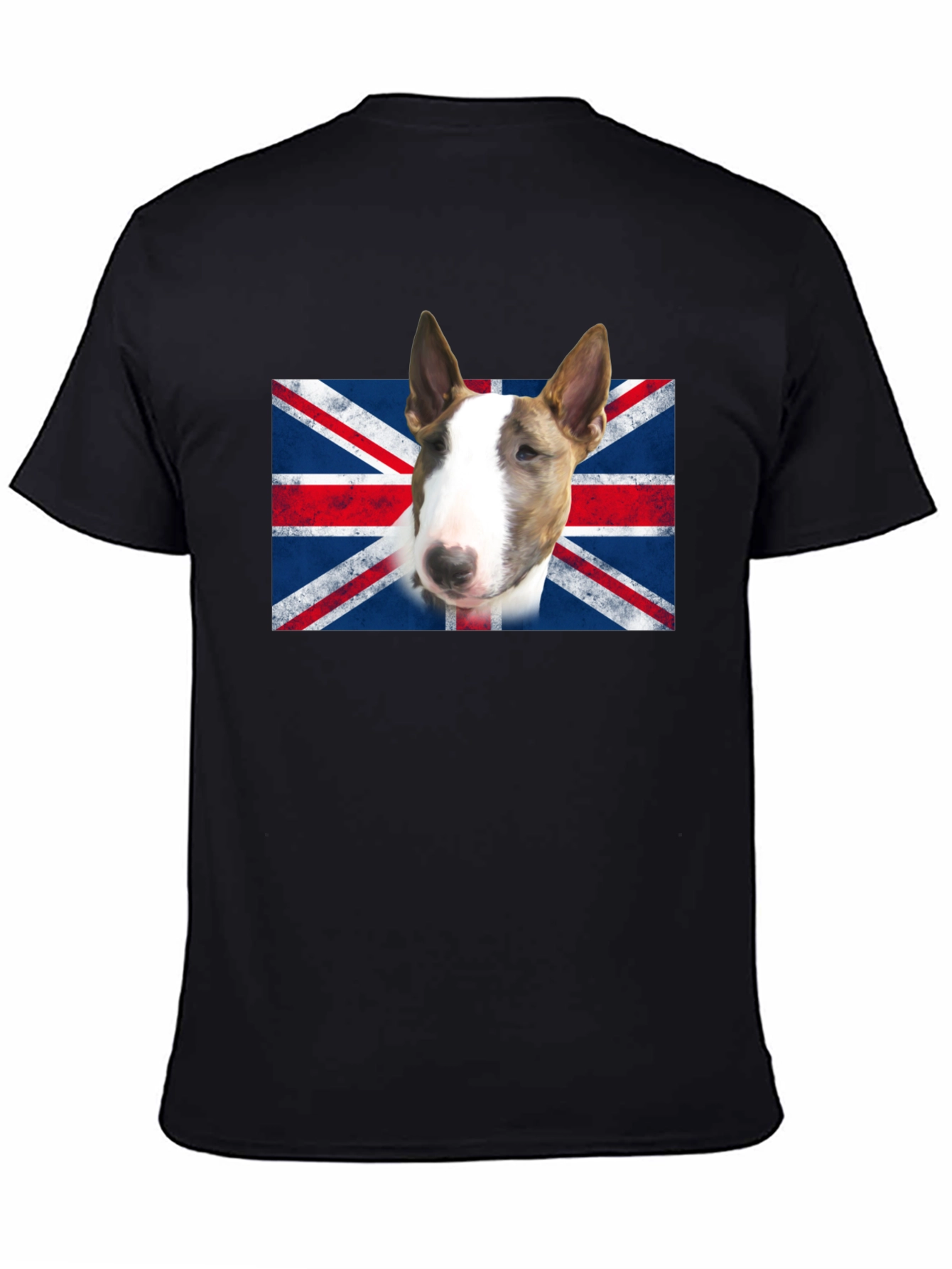 Union Jack Bull Terrier Graphic Tee