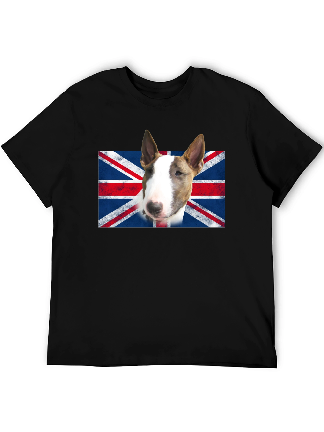 Union Jack Bull Terrier Graphic Tee