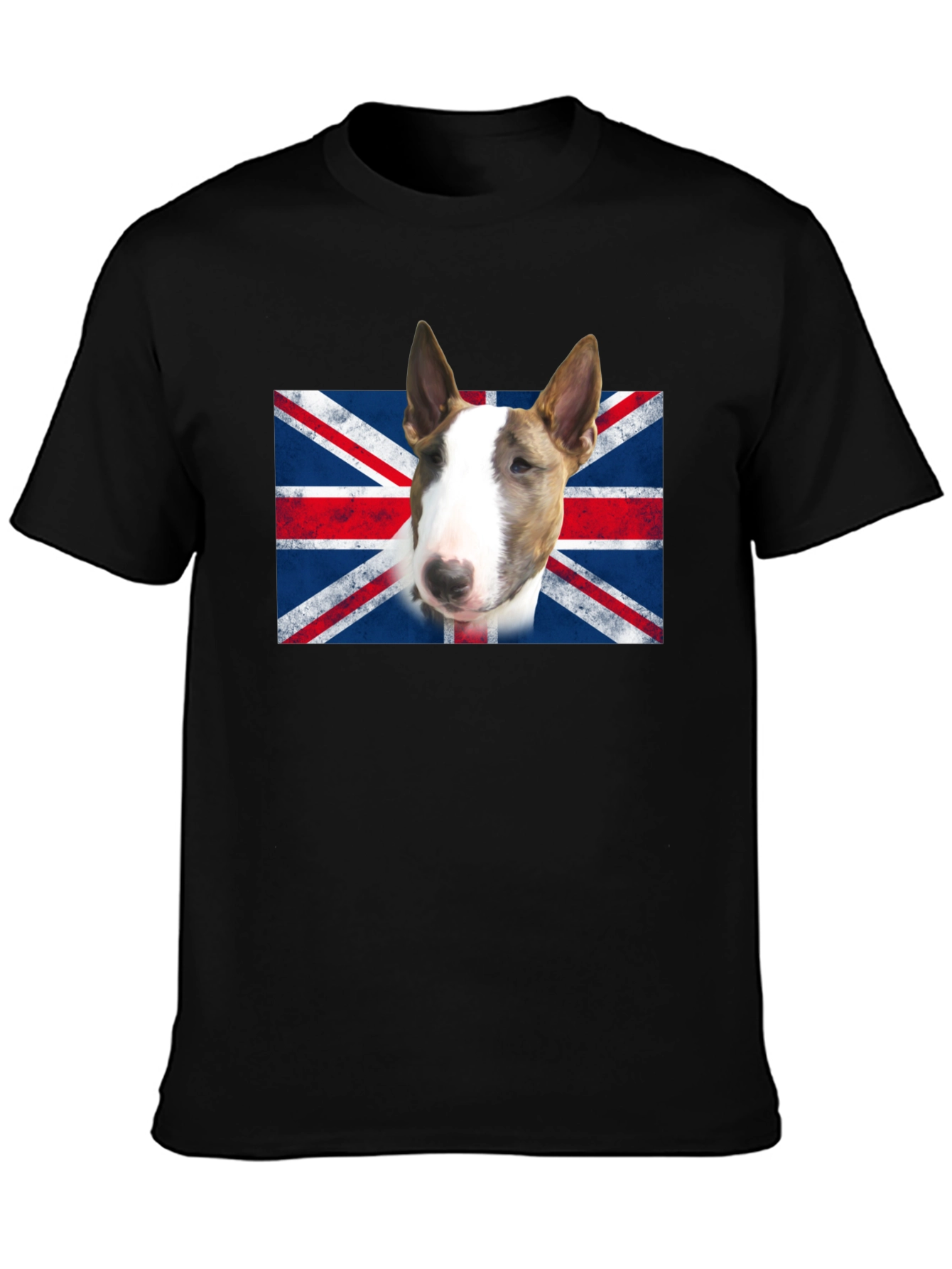 Union Jack Bull Terrier Graphic Tee