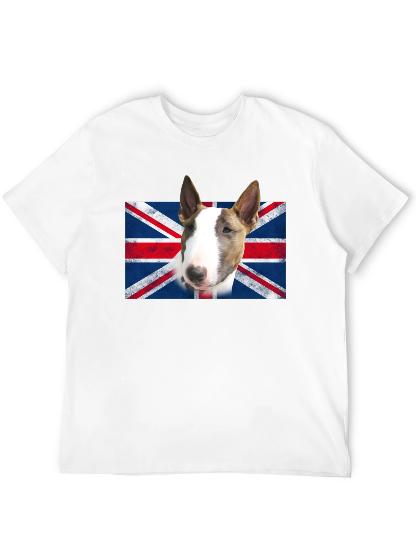 Union Jack Bull Terrier Graphic Tee