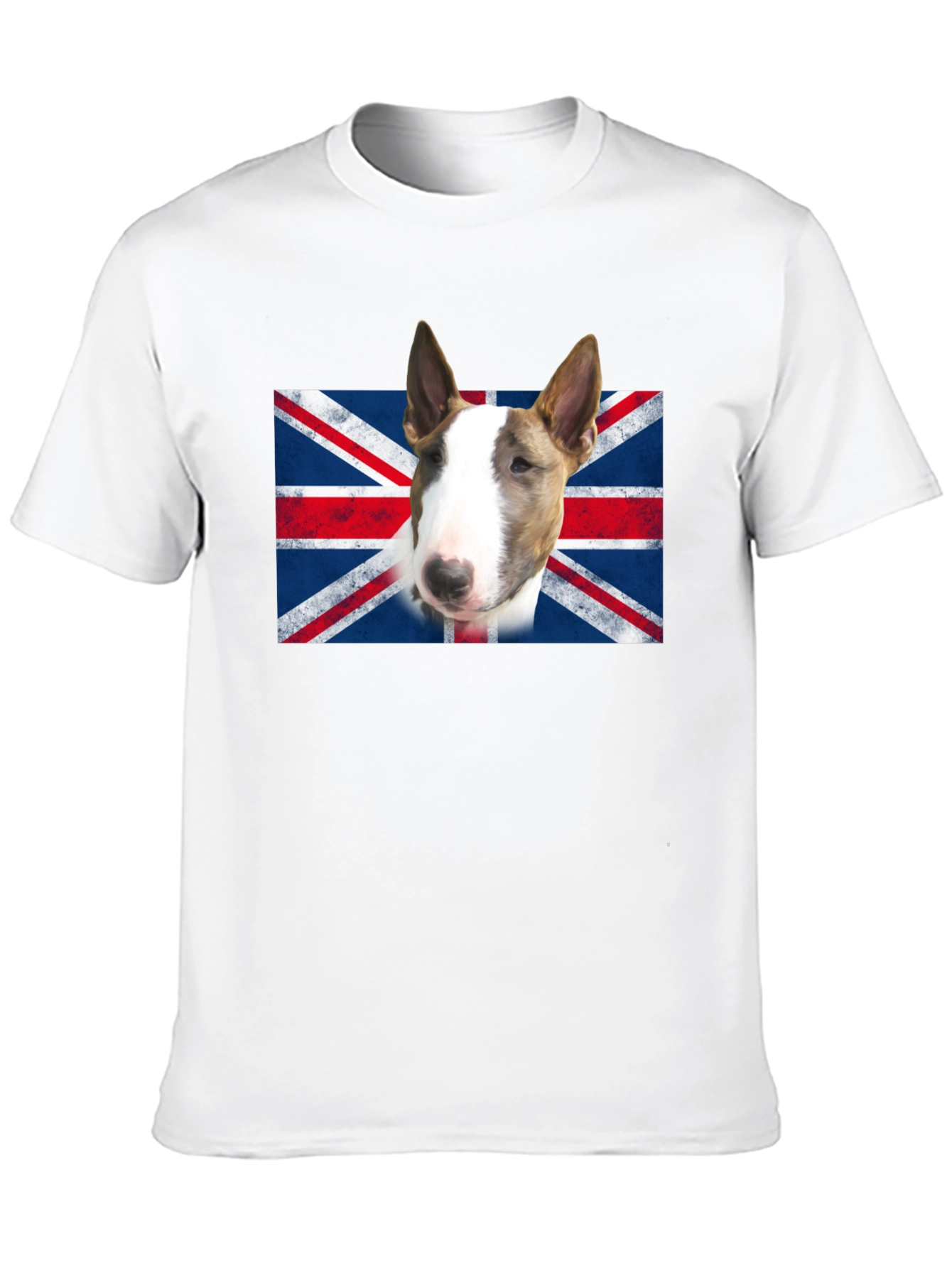 Union Jack Bull Terrier Graphic Tee