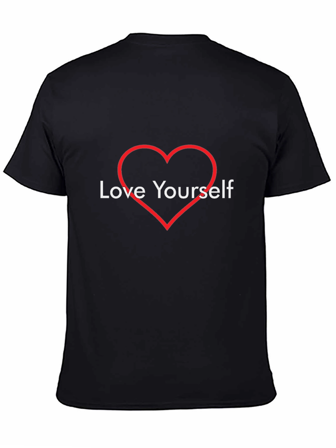 Love Yourself Heart Tee - Stylish Comfort