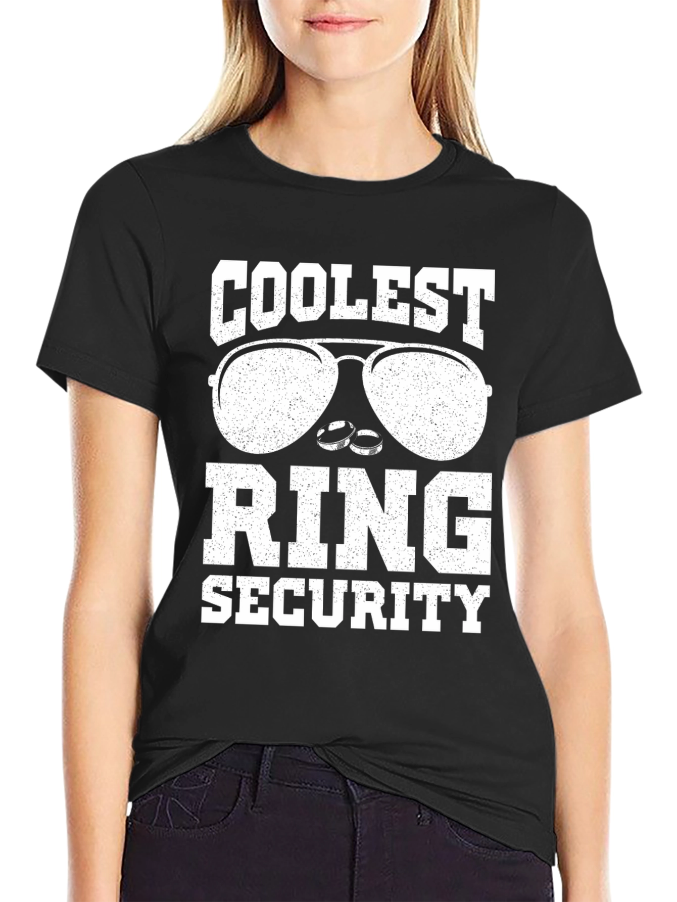 Coolest Ring Security Wedding T-Shirt