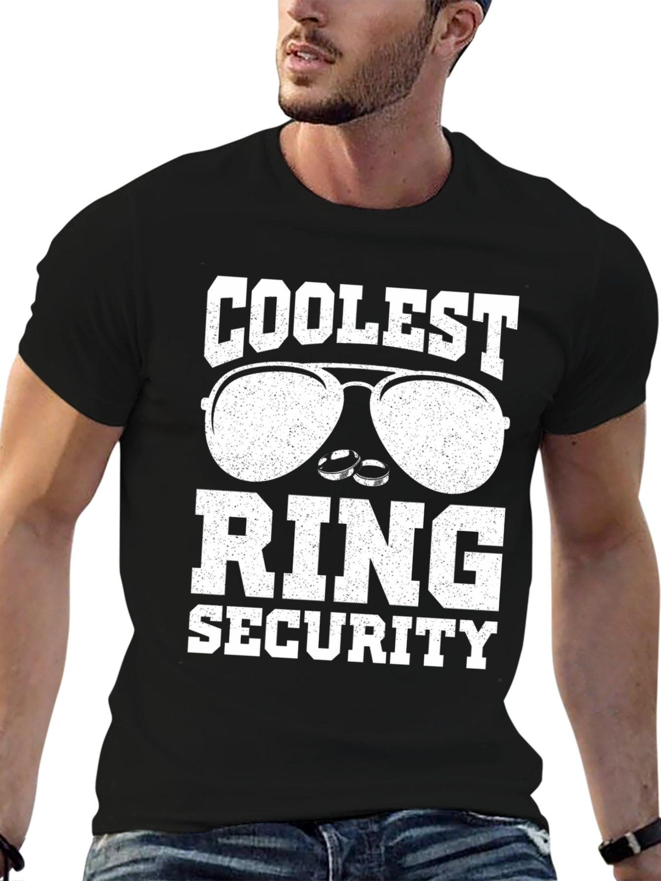 Coolest Ring Security Wedding T-Shirt