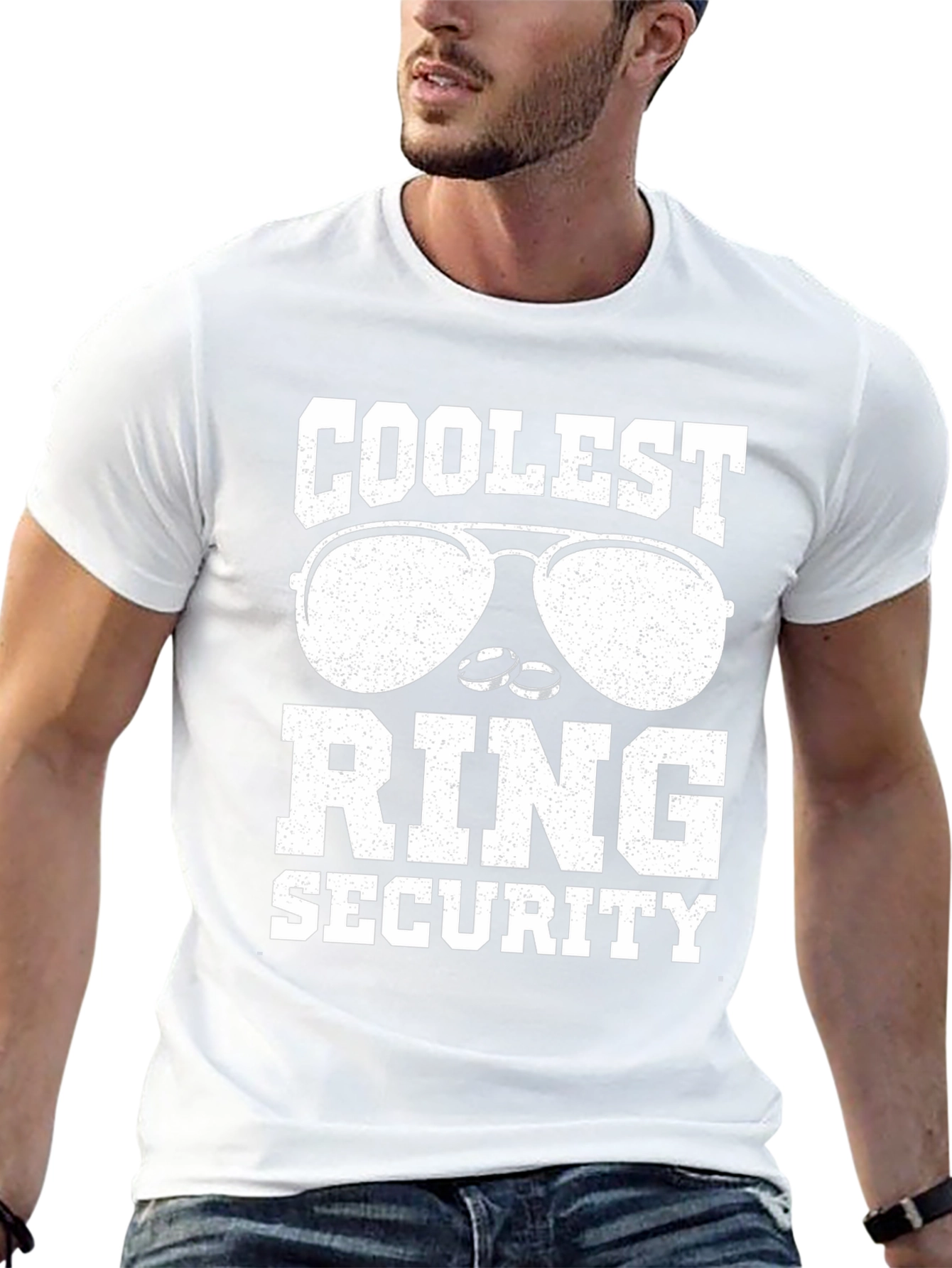 Coolest Ring Security Wedding T-Shirt