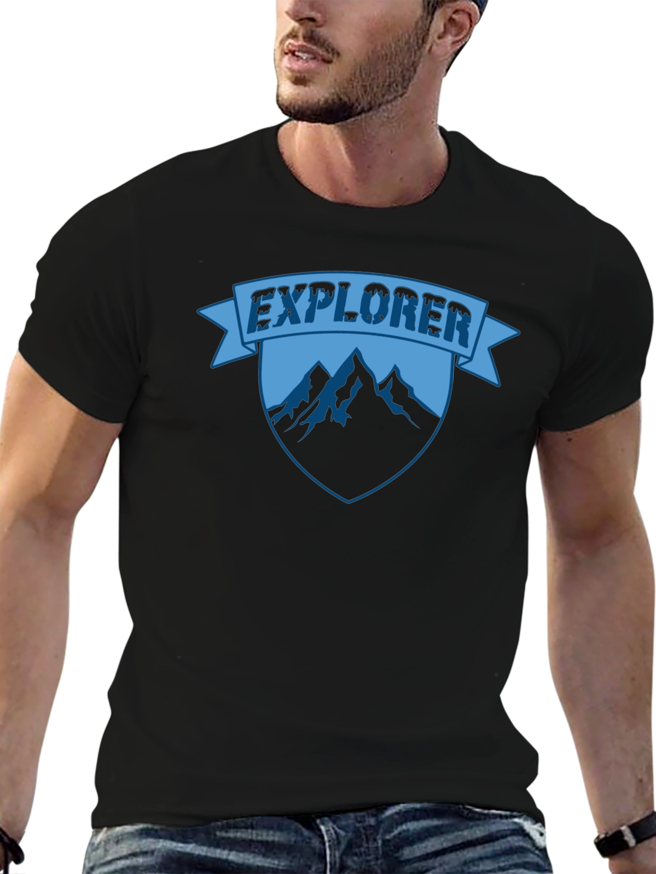 Explorer Mountain Graphic T-Shirt
