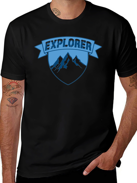 Explorer Mountain Graphic T-Shirt
