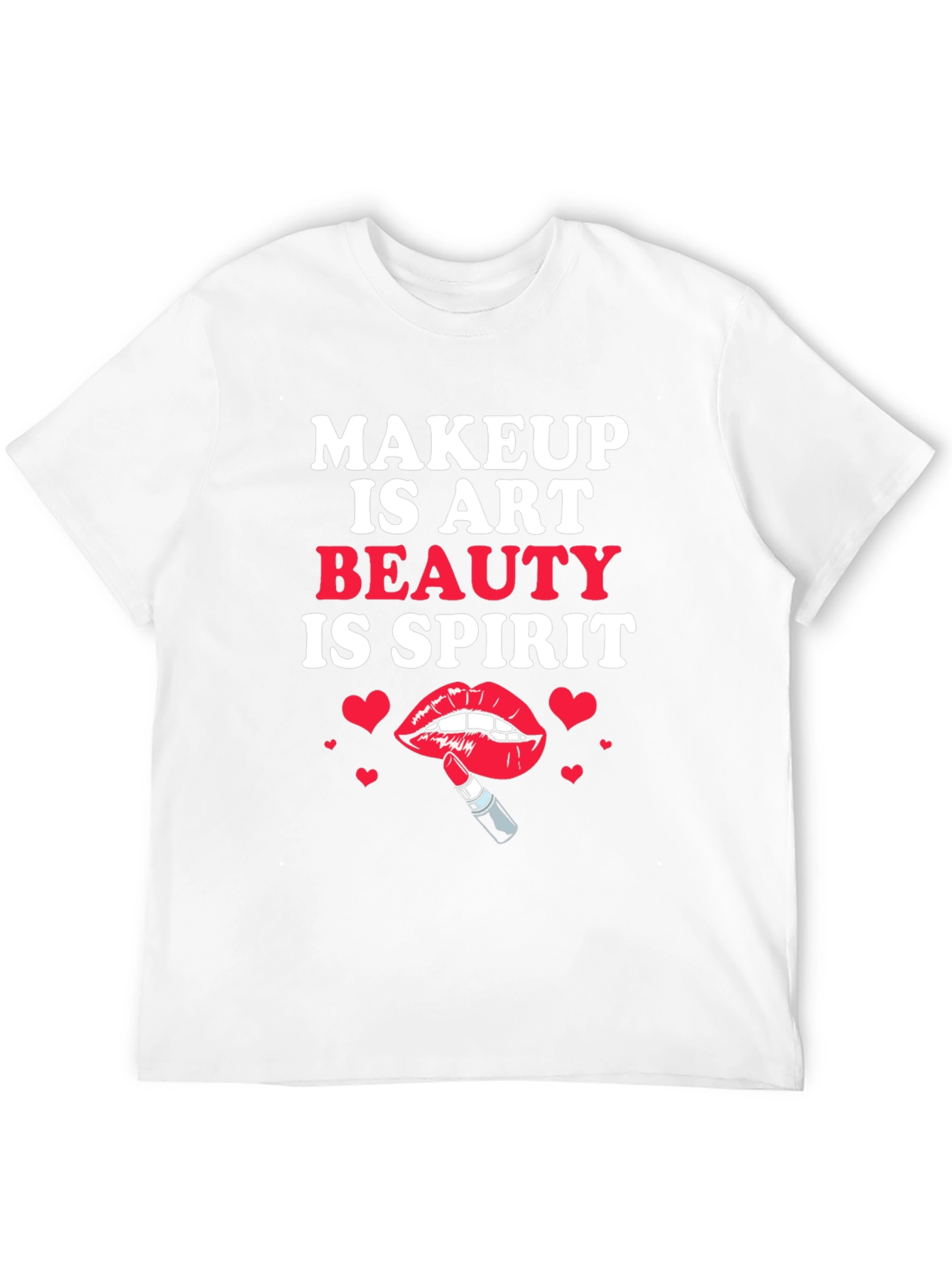Makeup is Art Beauty is Spirit Graphic Tee