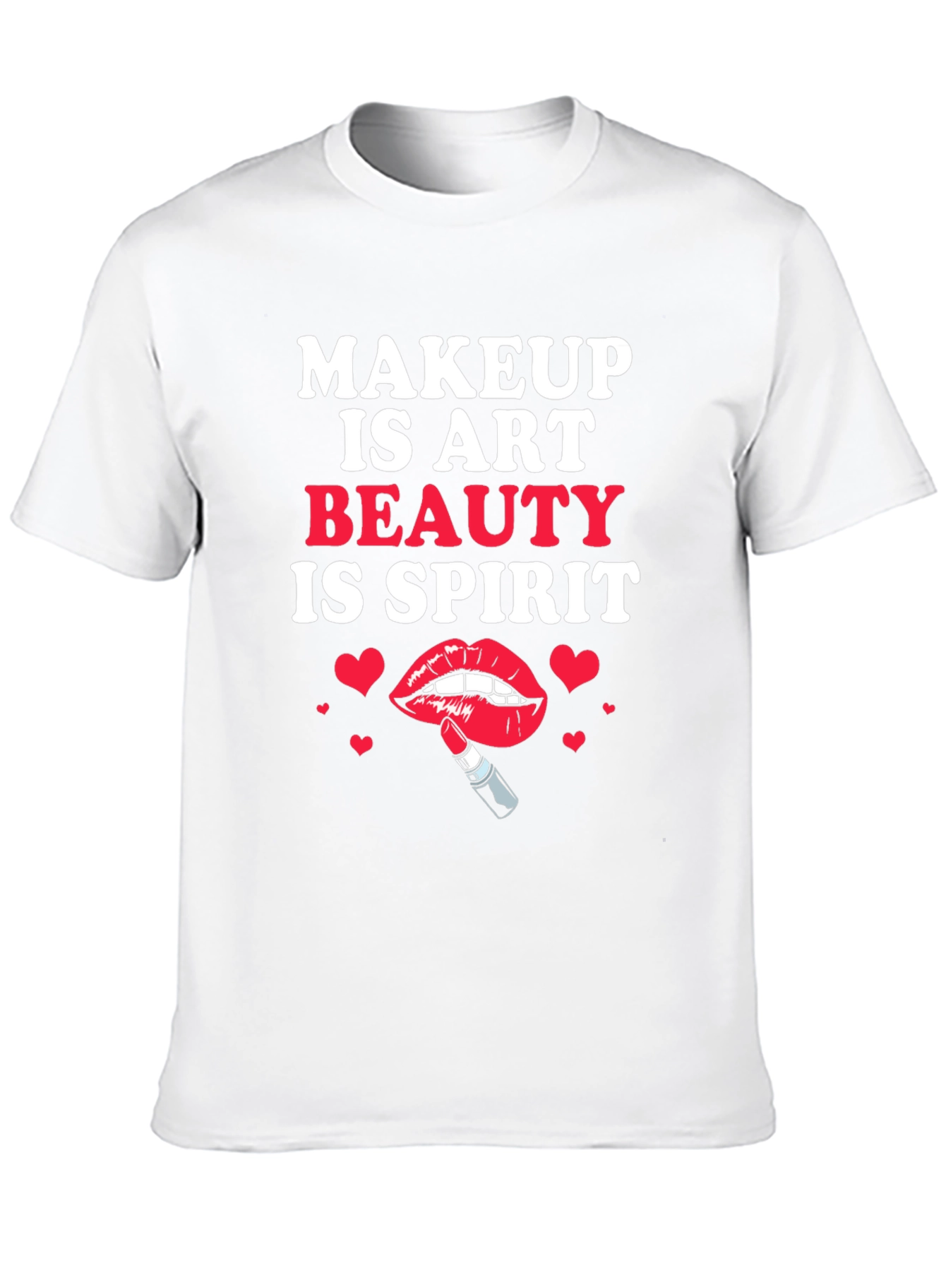 Makeup is Art Beauty is Spirit Graphic Tee