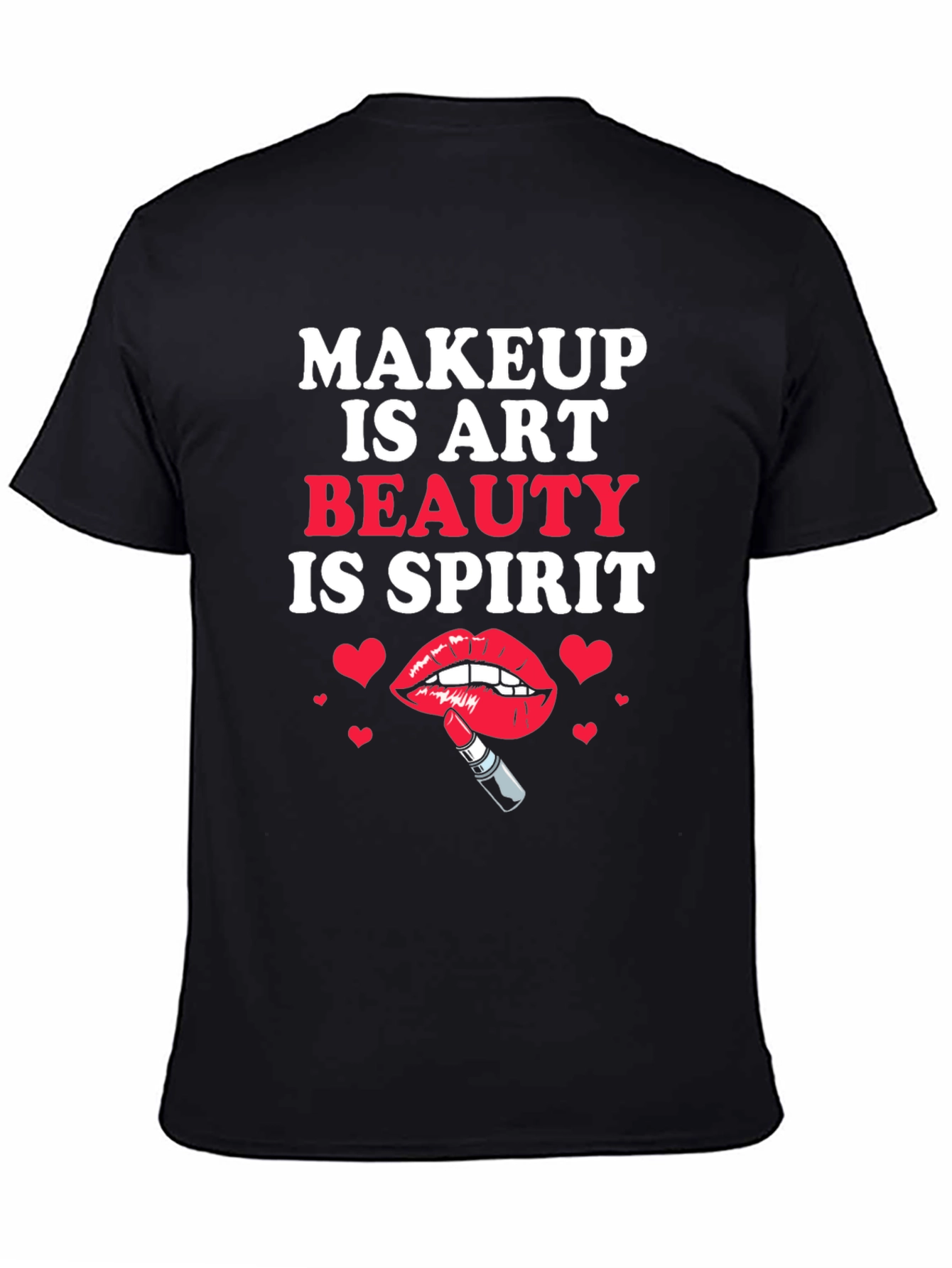 Makeup is Art Beauty is Spirit Graphic Tee
