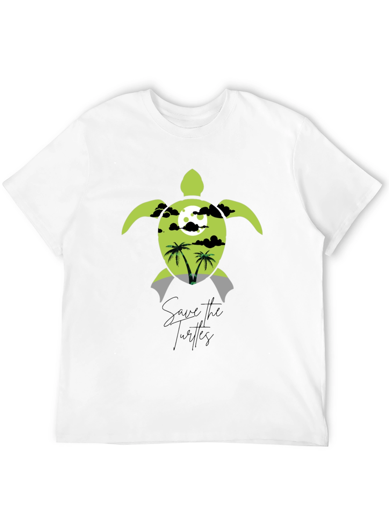 Save the Turtles Graphic T-Shirt