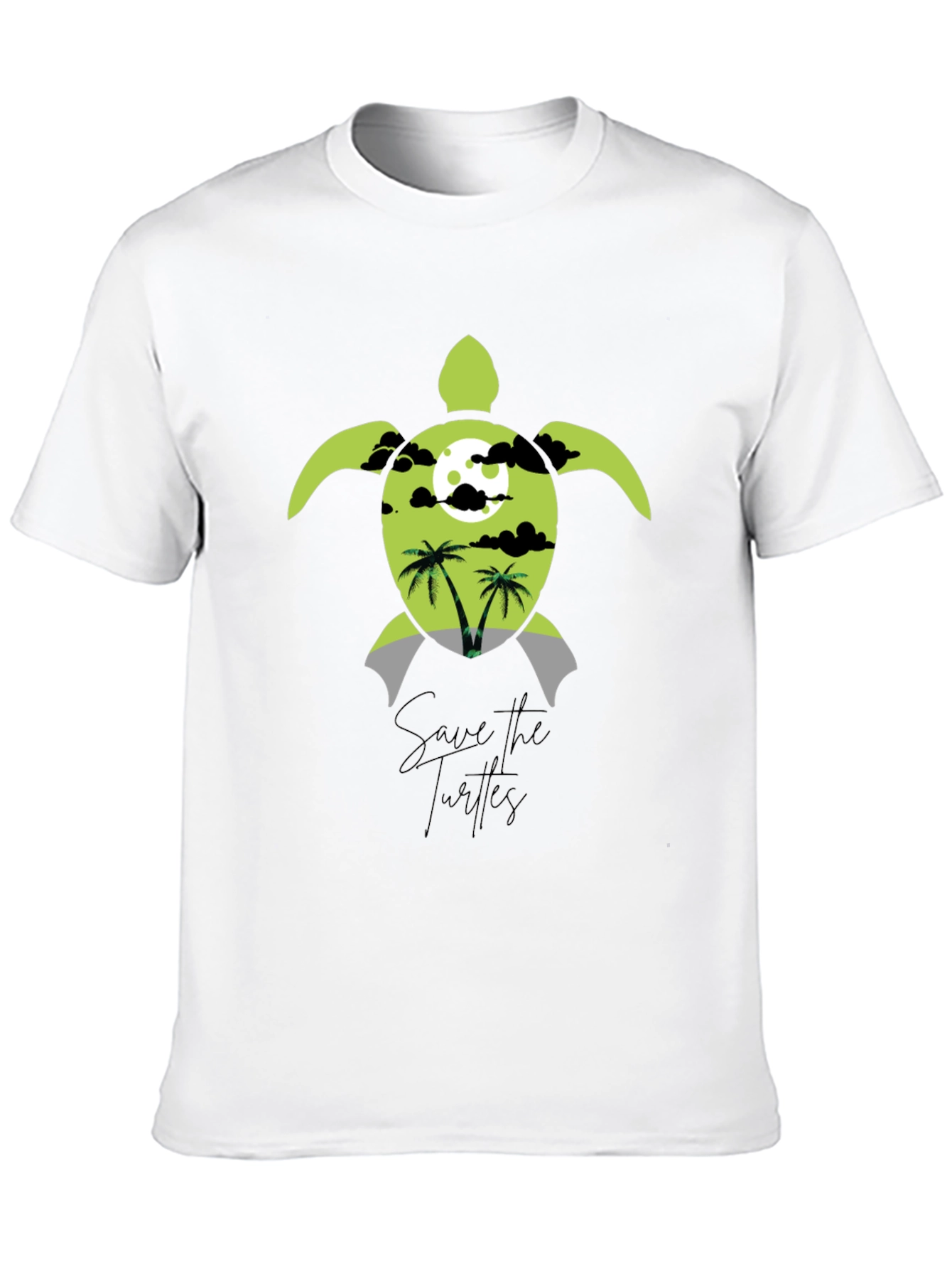 Save the Turtles Graphic T-Shirt