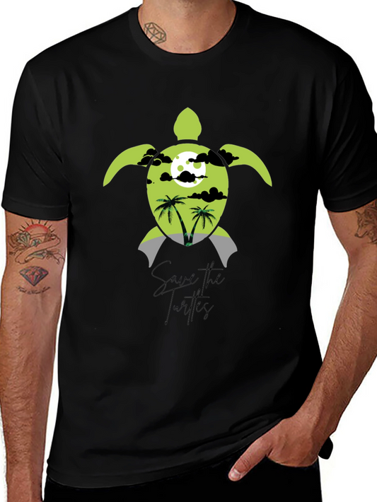 Save the Turtles Graphic T-Shirt